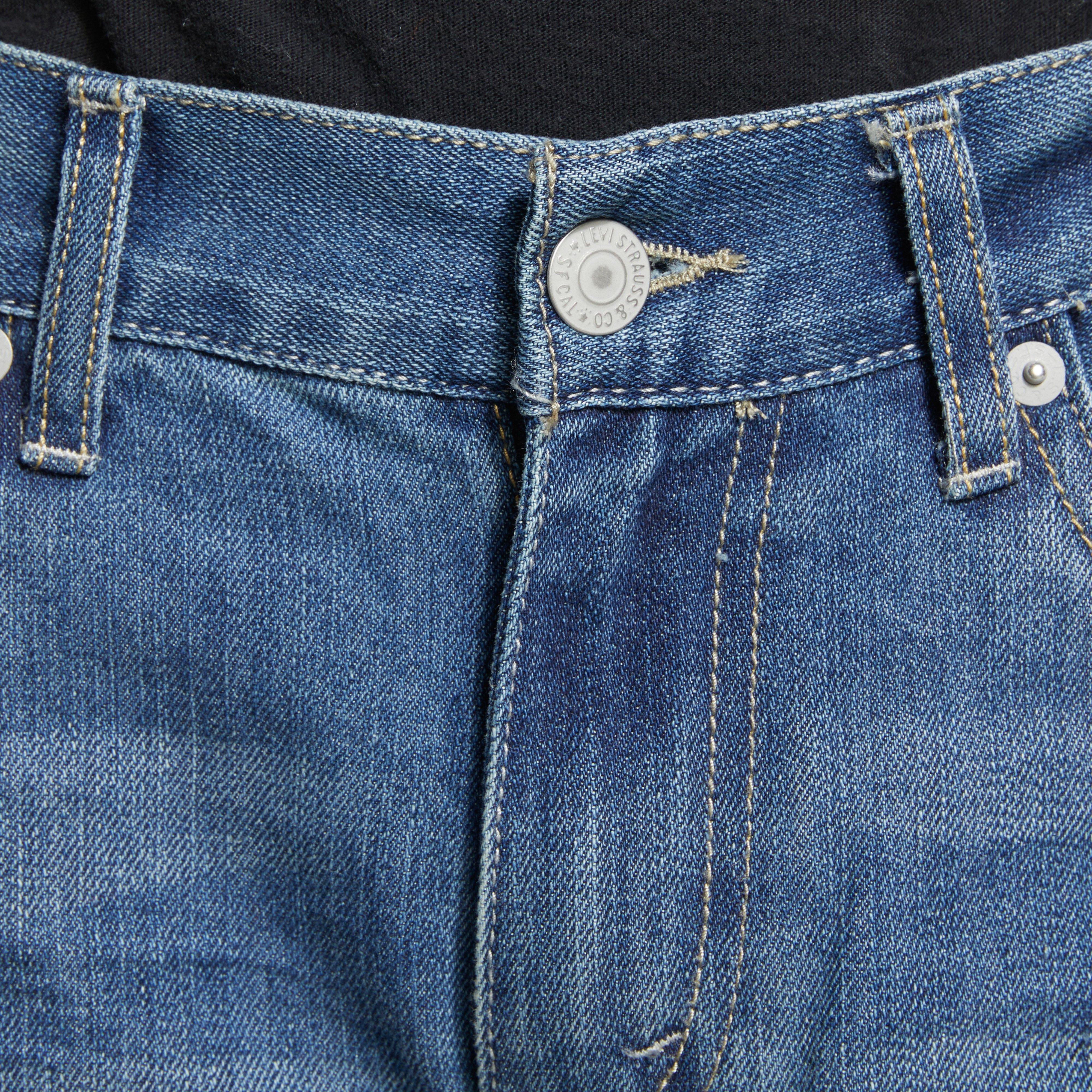 Levi's Big Boys' 505 Regular Fit Medium Blue Wash Denim Jeans - BLUE Thumbnail View 3