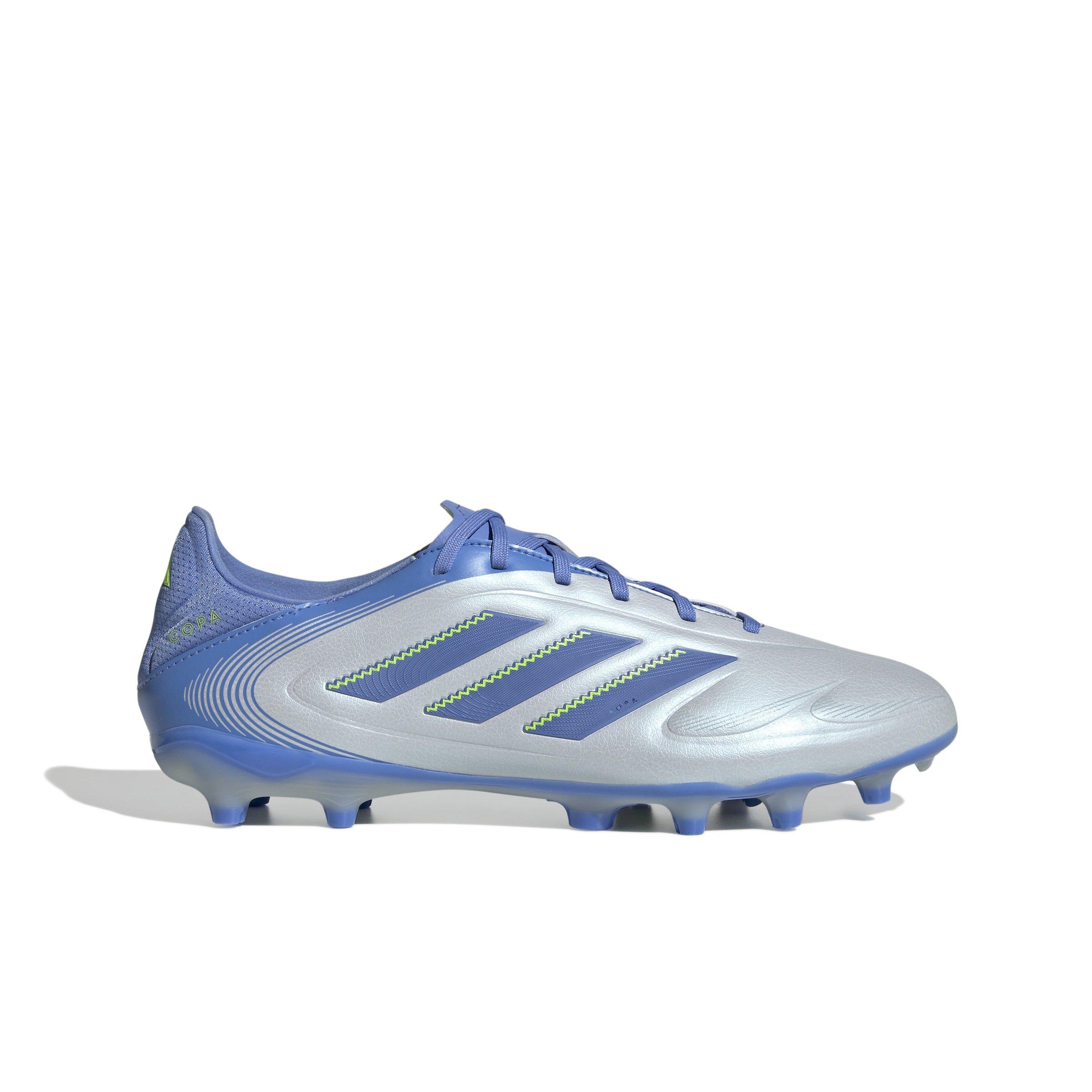 adidas Copa Pure 3 League MG "Halo Blue/Blue Fusion/Lucid Lemon" Unisex Soccer Cleat - BLUE/BLUE/LEMON Thumbnail View 1