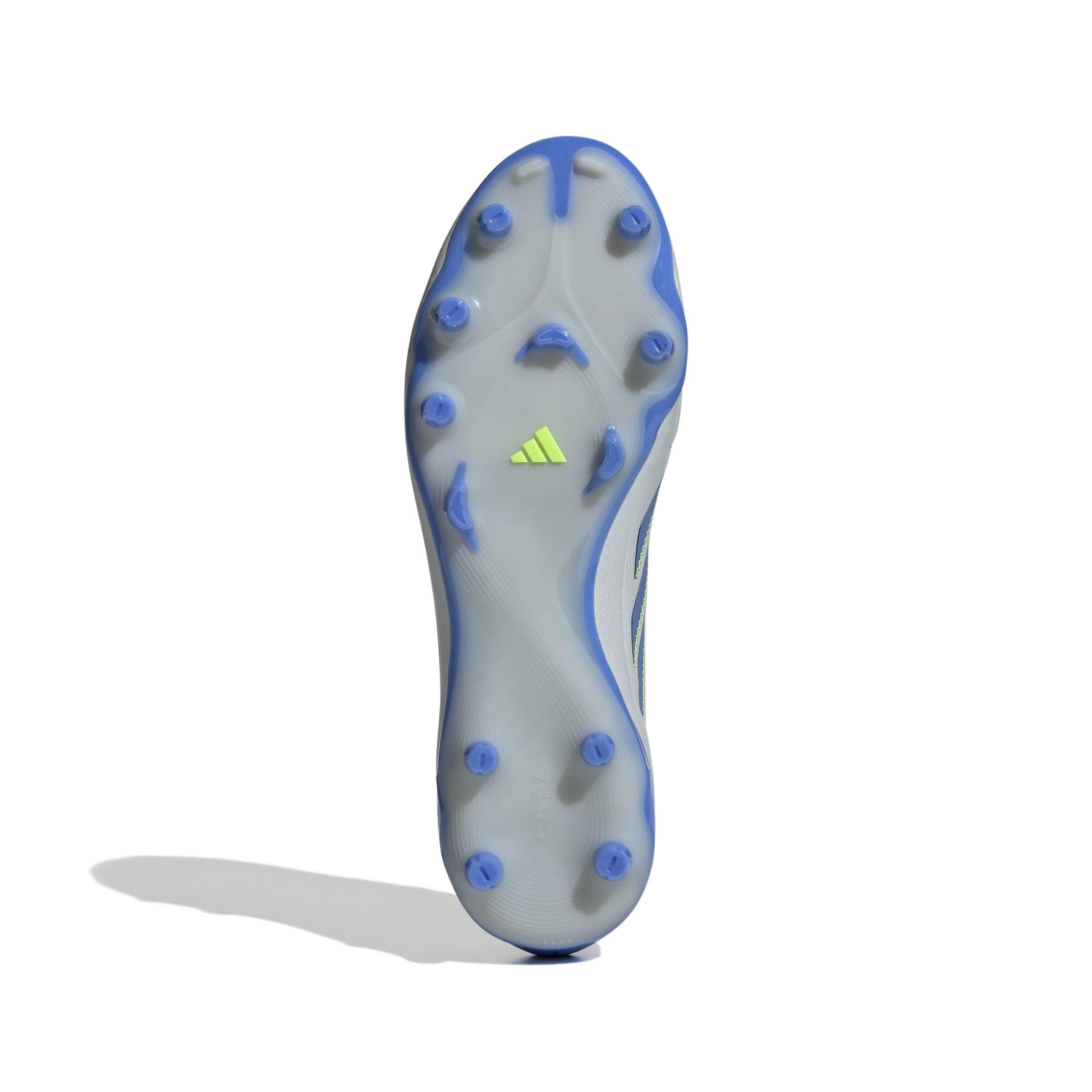 adidas Copa Pure 3 League MG "Halo Blue/Blue Fusion/Lucid Lemon" Unisex Soccer Cleat - BLUE/BLUE/LEMON Thumbnail View 6