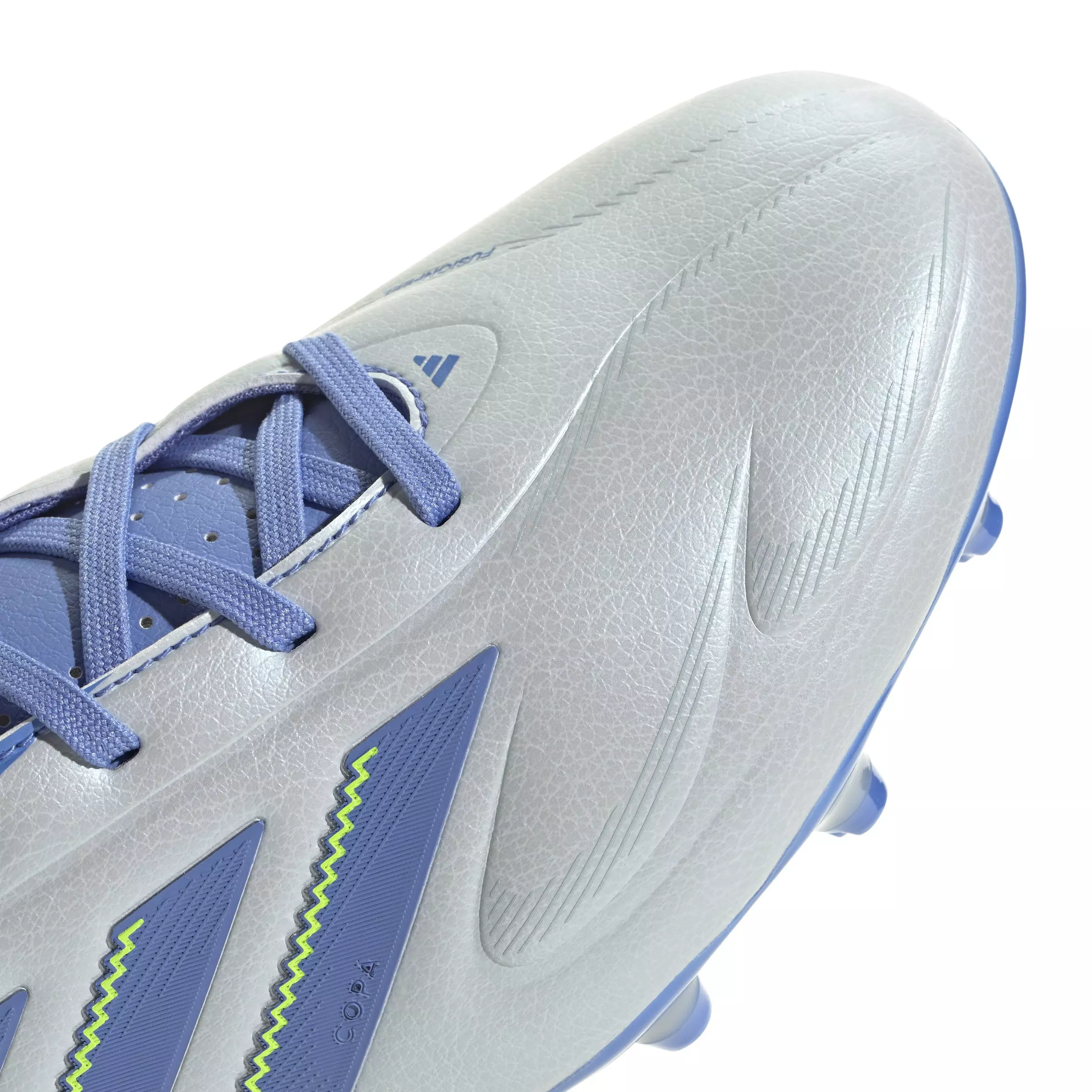 adidas Copa Pure 3 League MG "Halo Blue/Blue Fusion/Lucid Lemon" Unisex Soccer Cleat - BLUE/BLUE/LEMON