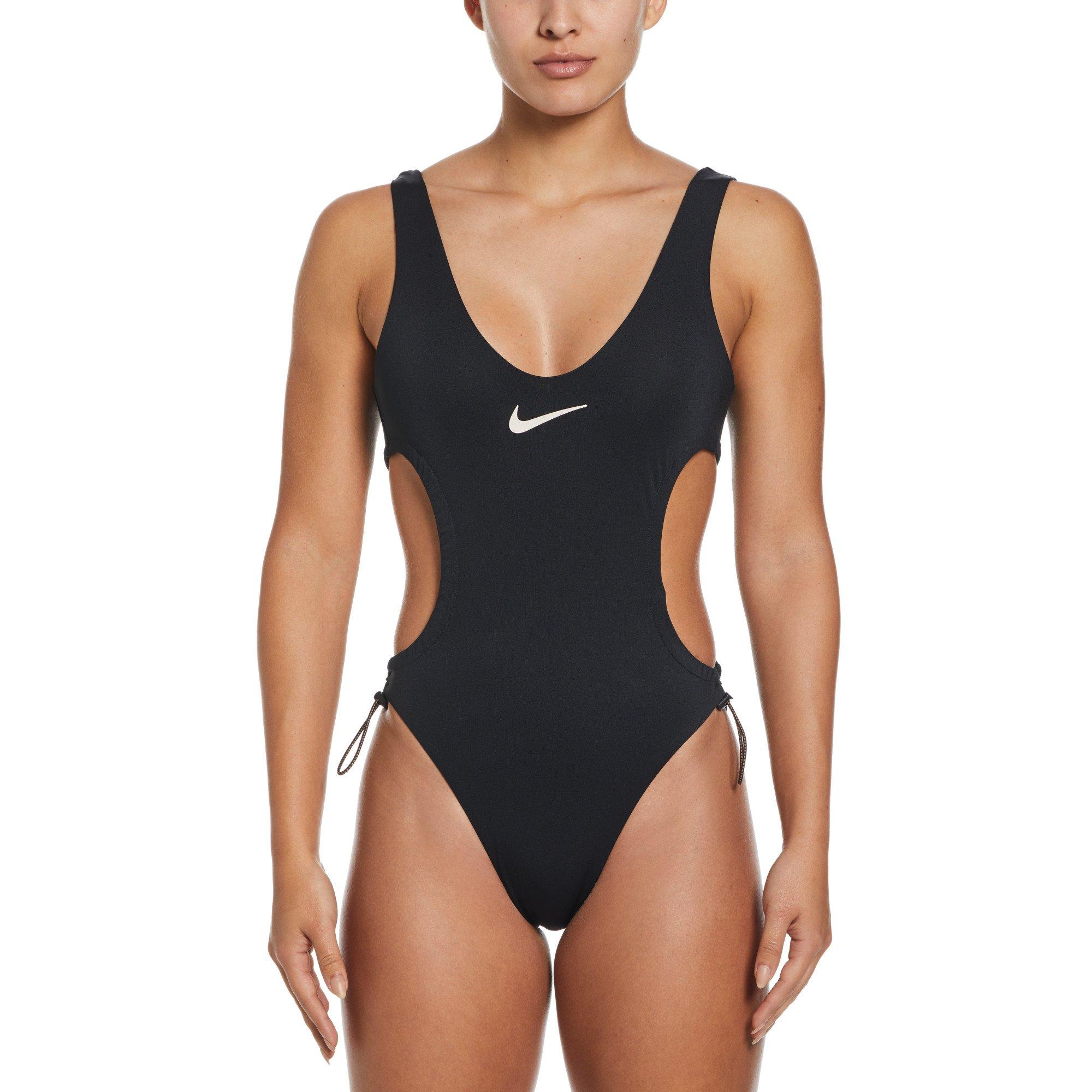 black nike swim suit
