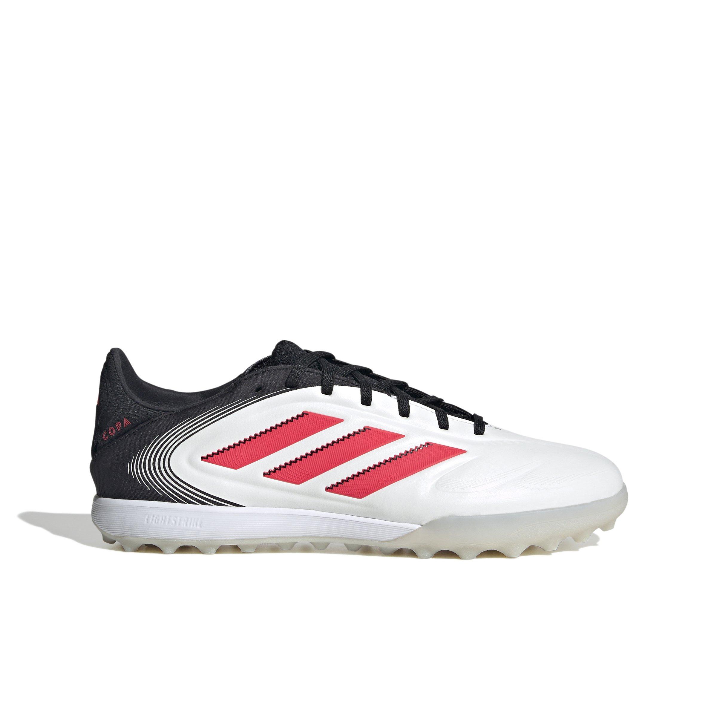 adidas Copa Pure 3 League Turf "Ftwr White/Lucid Red/Core Black" Unisex Soccer Shoe - WHITE/RED/BLACK Thumbnail View 1