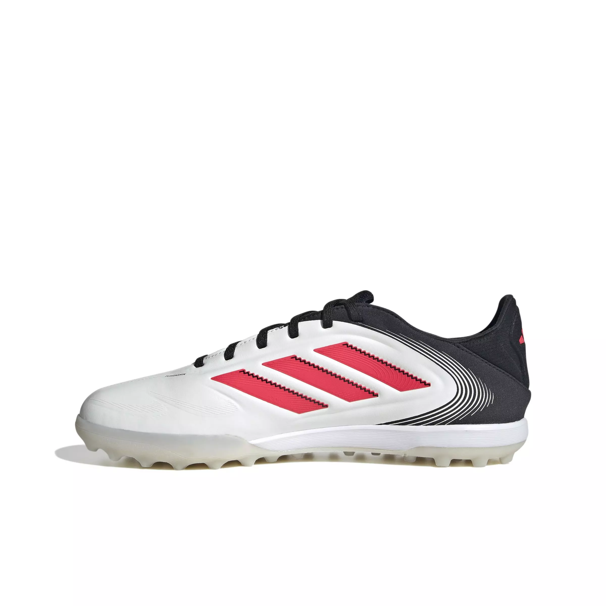 adidas Copa Pure 3 League Turf "Ftwr White/Lucid Red/Core Black" Unisex Soccer Shoe - WHITE/RED/BLACK