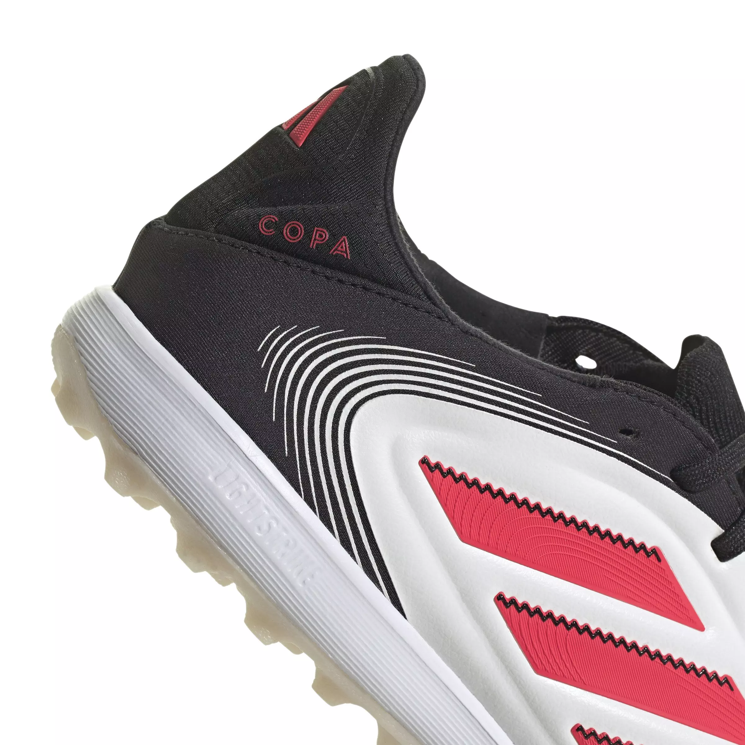 adidas Copa Pure 3 League Turf "Ftwr White/Lucid Red/Core Black" Unisex Soccer Shoe - WHITE/RED/BLACK
