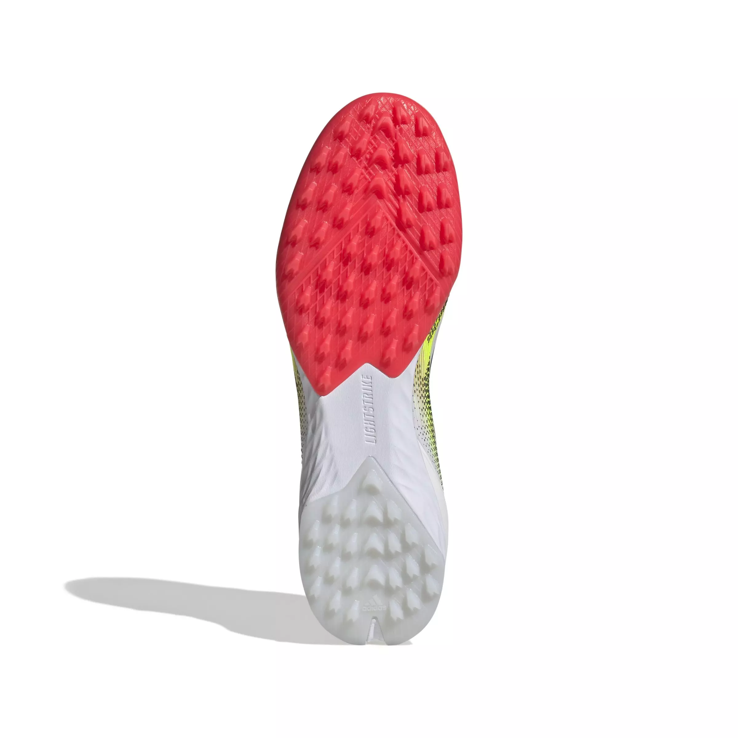 adidas F50 Pro Turf "Ftwr White/Core Black/Solar Yellow" Unisex Soccer Shoe - WHITE/BLACK/YELLOW