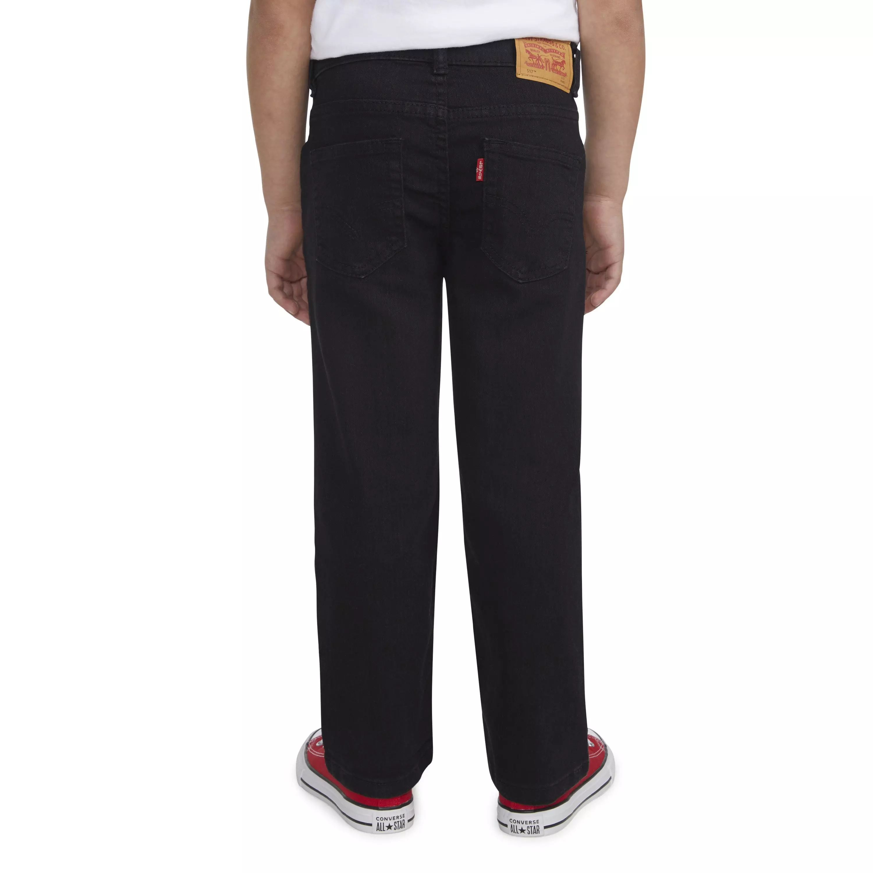 Levi's 511 Bootcut Black Wash Little Boys' Denim Jeans - Black - BLACK