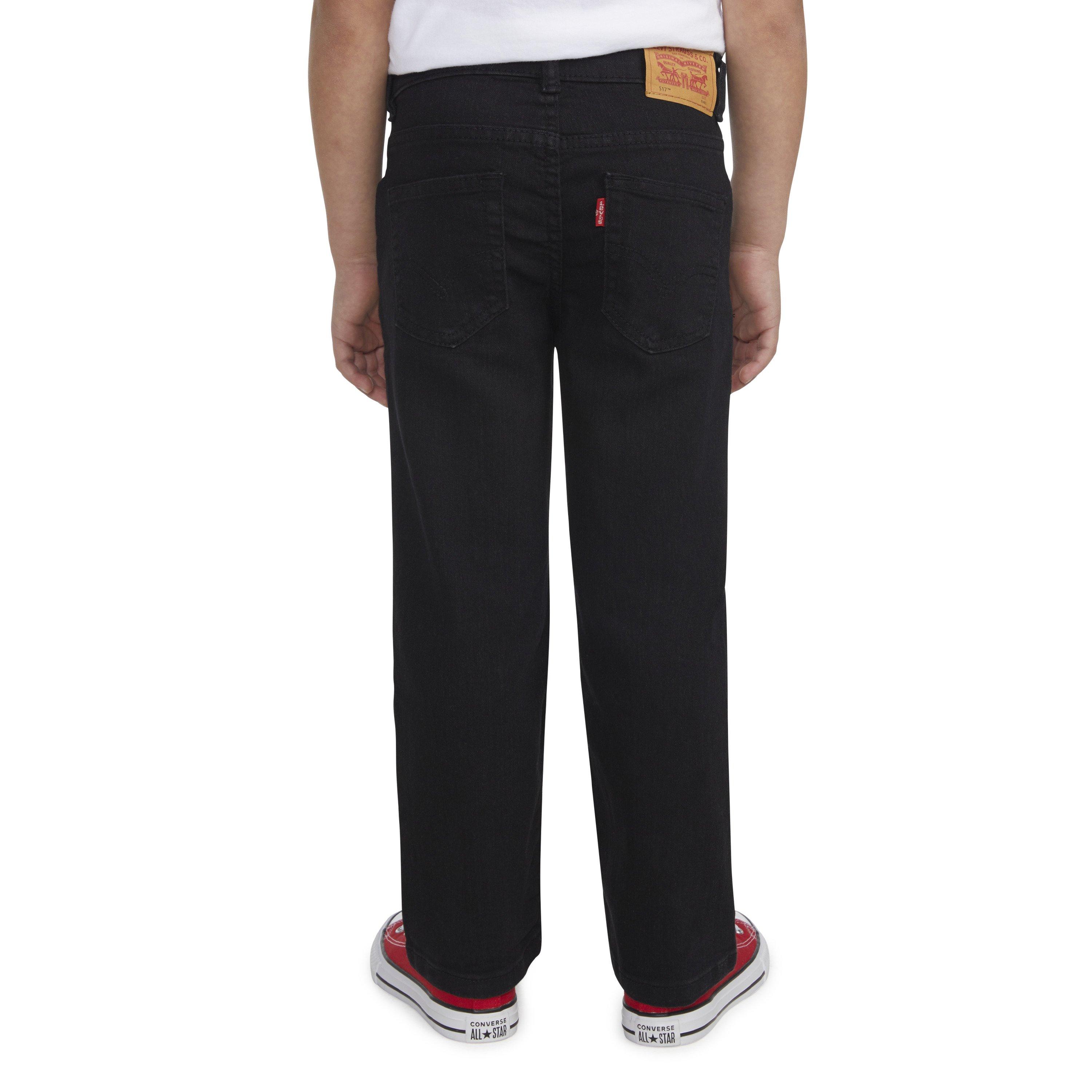 Levi's 511 Bootcut Black Wash Little Boys' Black Denim Jeans