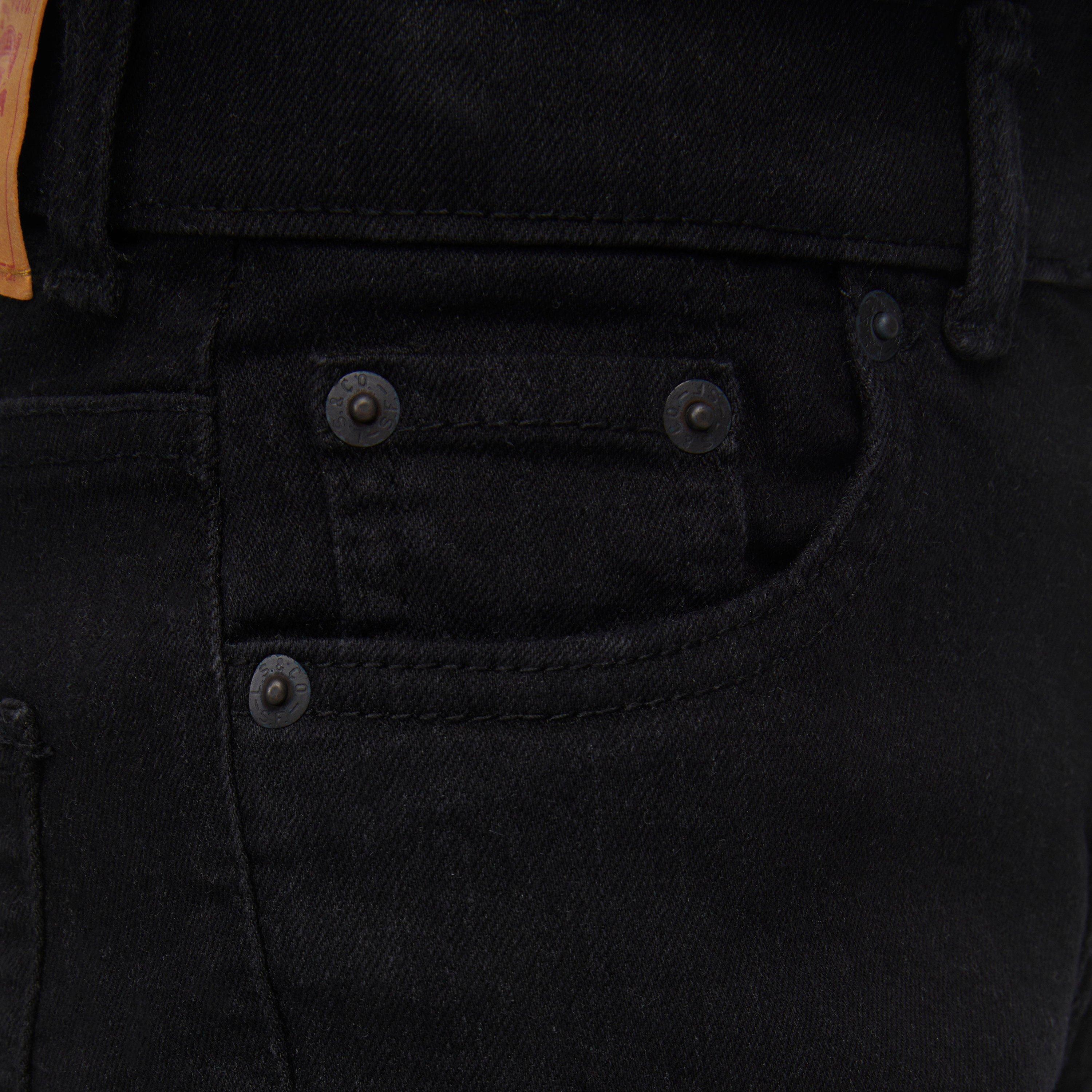 Levi's 511 Bootcut Black Wash Little Boys' Black Denim Jeans - BLACK Thumbnail View 5