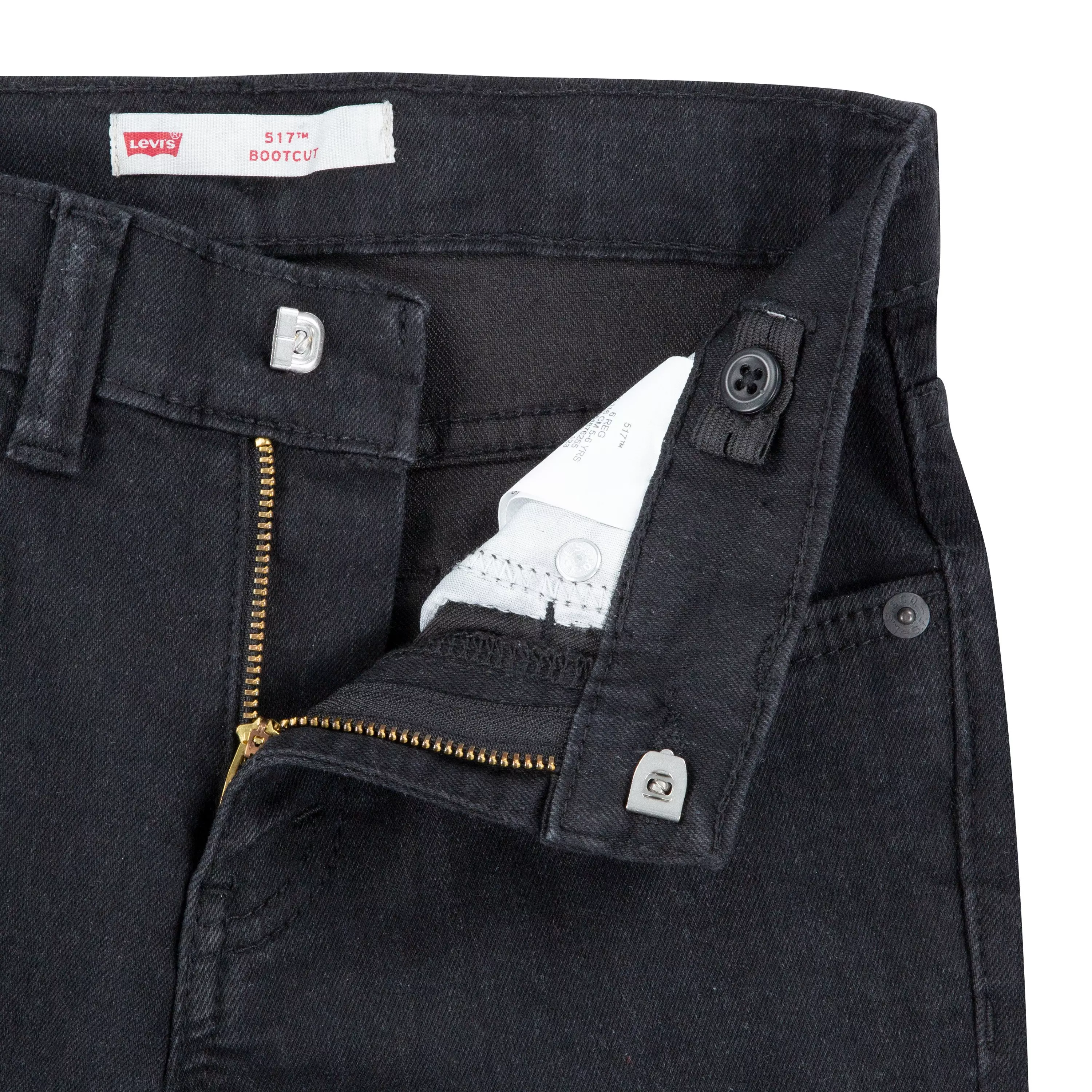 Levi's 511 Bootcut Black Wash Little Boys' Black Denim Jeans - BLACK