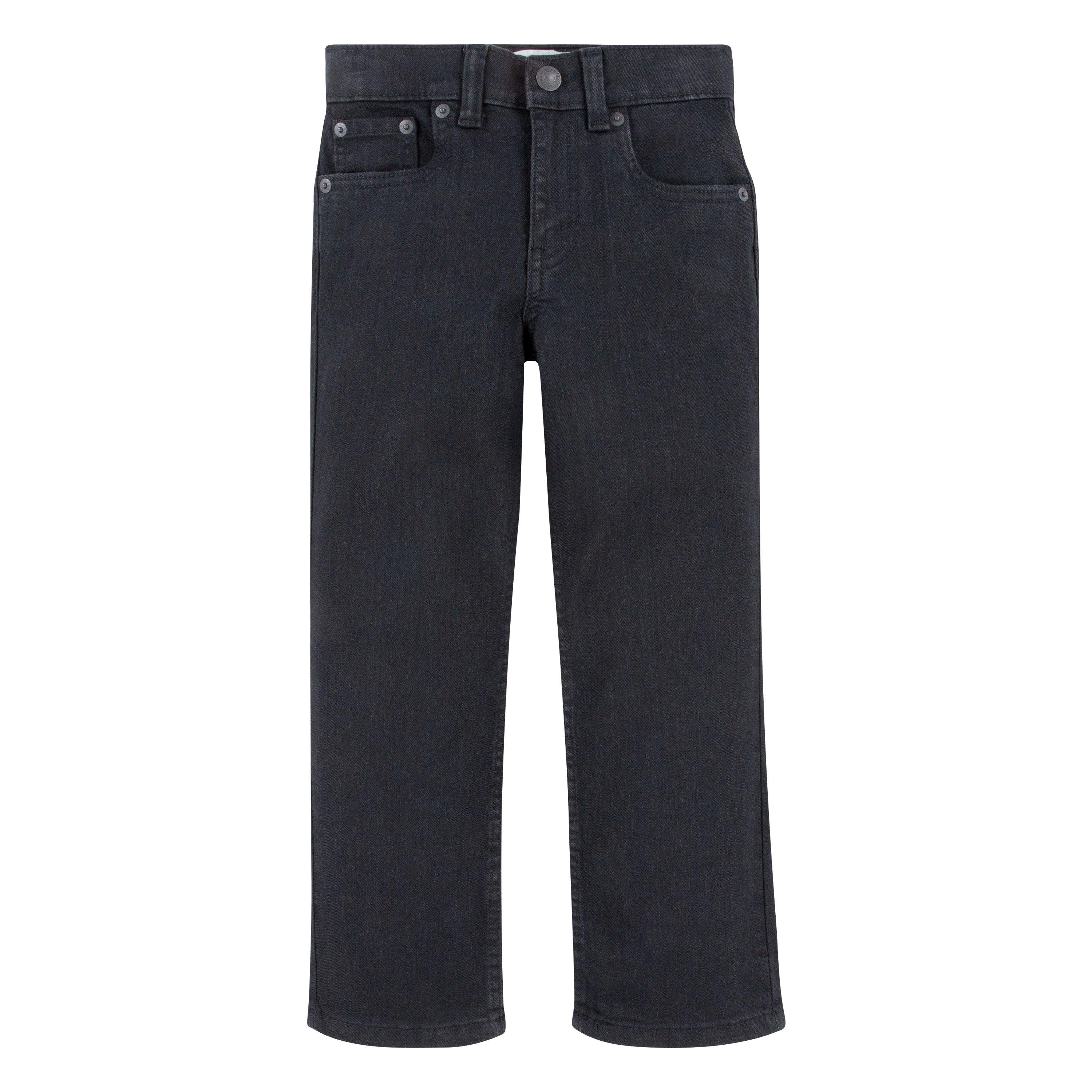 Levi's 511 Bootcut Black Wash Little Boys' Denim Jeans - Black - BLACK Thumbnail View 8
