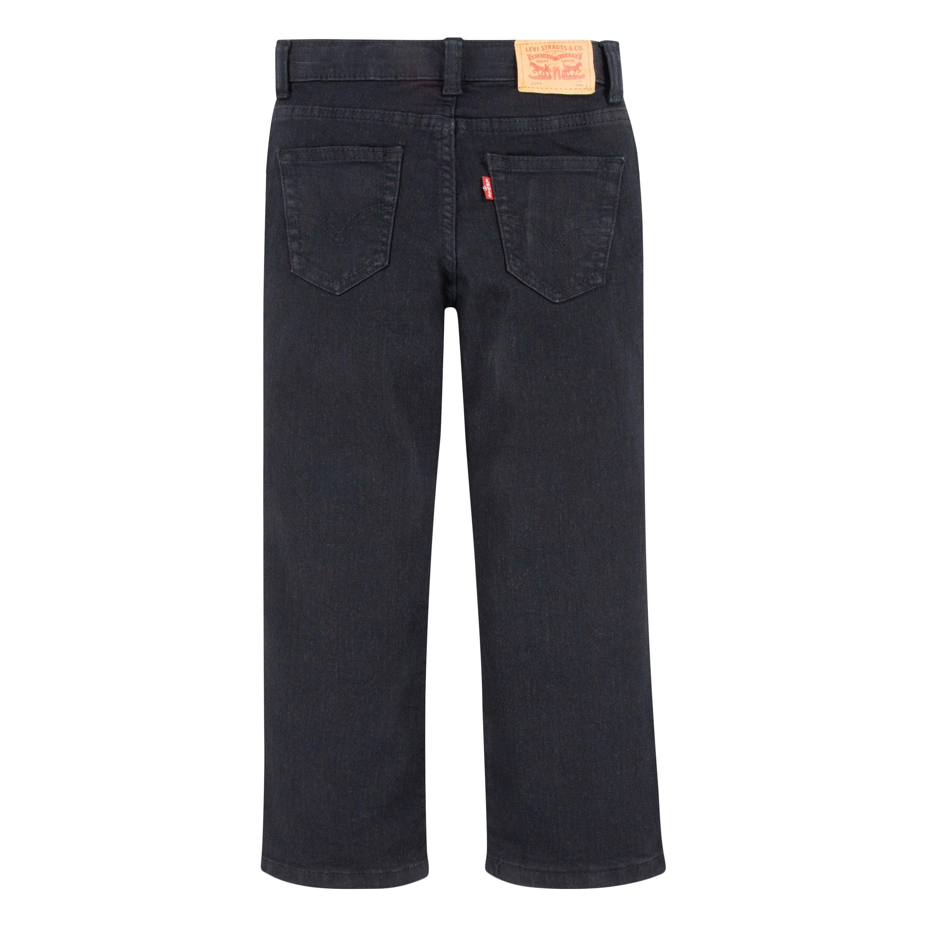 Levi's 511 Bootcut Black Wash Little Boys' Denim Jeans - Black - BLACK Thumbnail View 9
