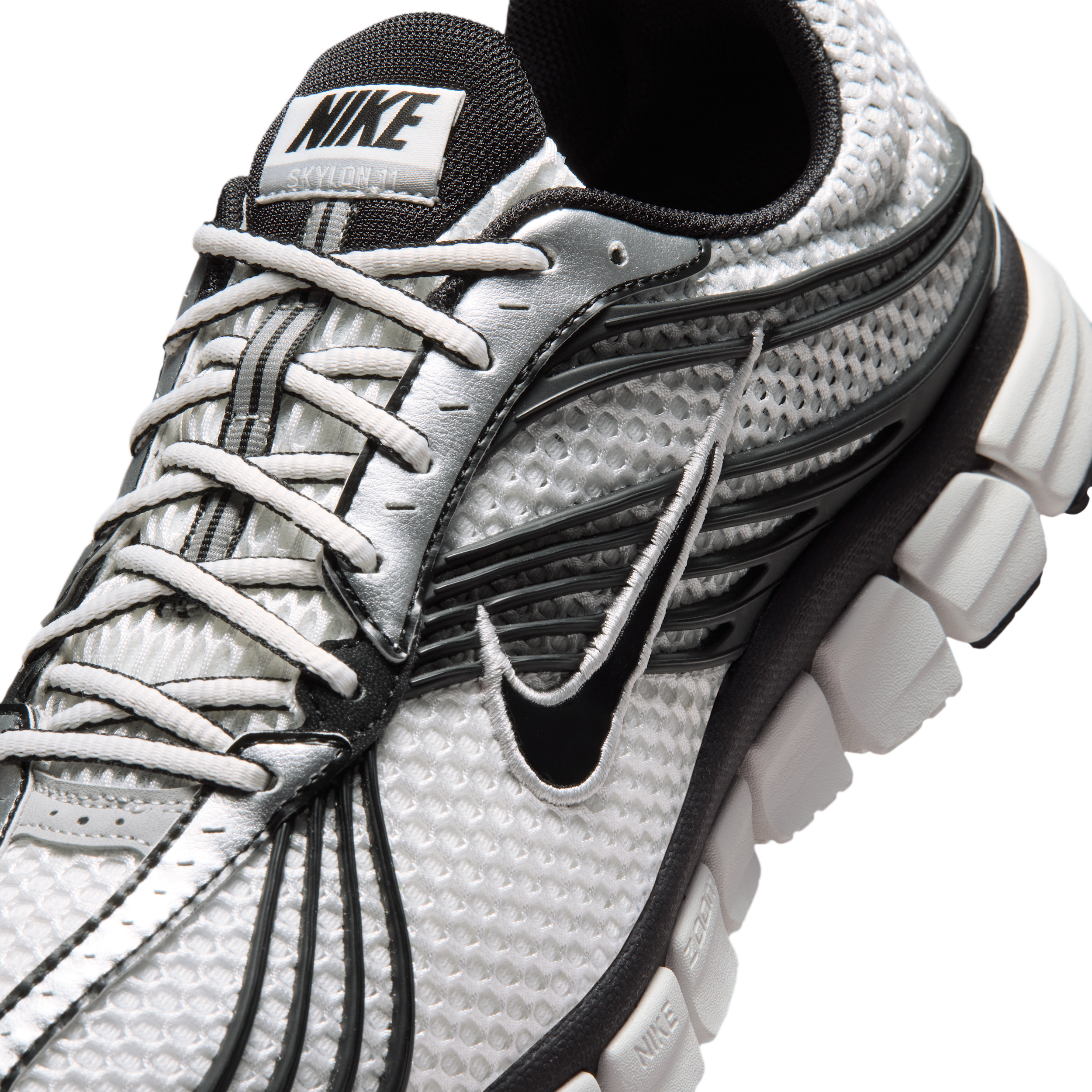 Nike Zoom Skylon 11 "Summit White" Men's Shoe - SUMMIT WHITE/BLACK/LIGHT SMOKE GREY/METALLIC SILVER Thumbnail View 8