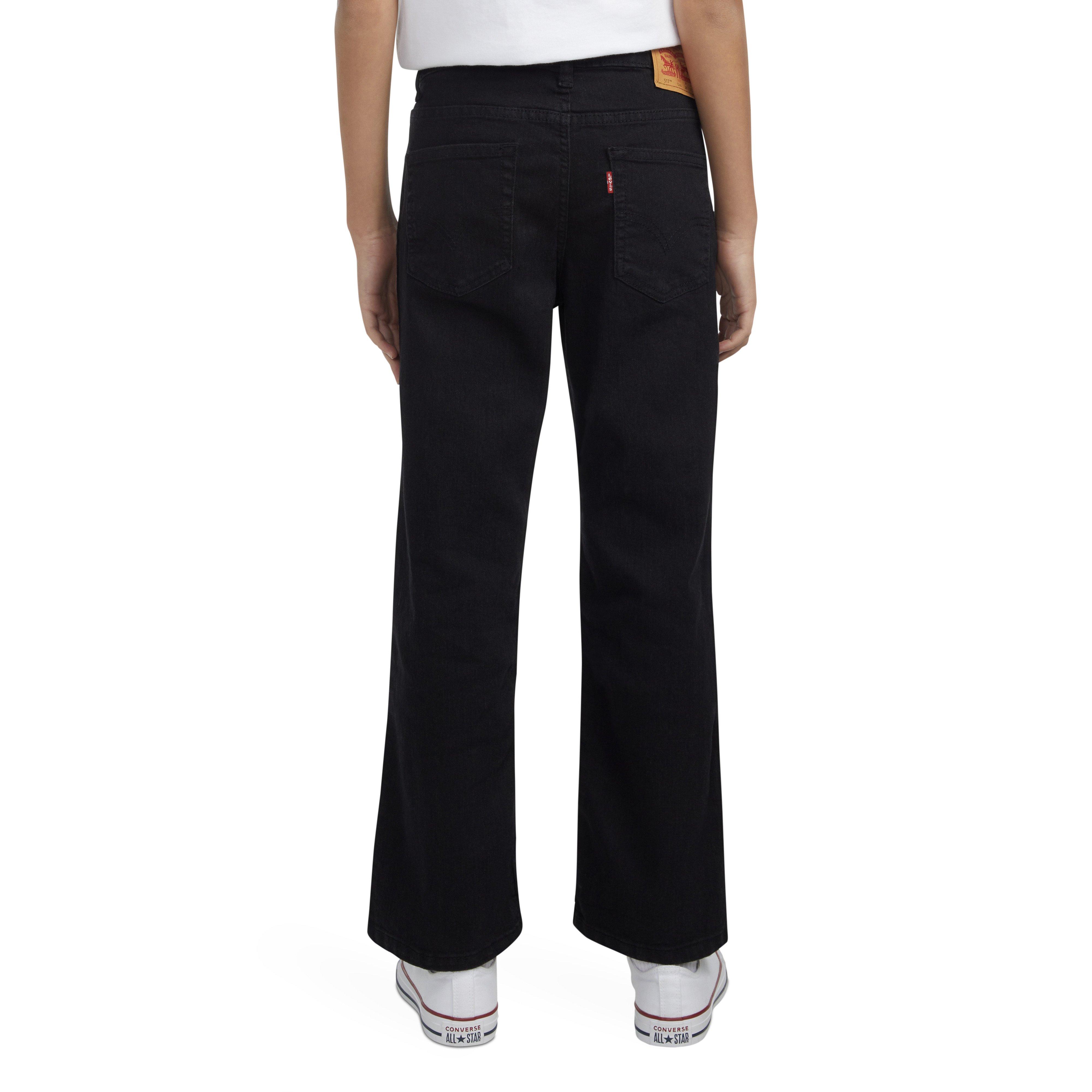 Levi's 511 Bootcut Black Wash Big Boys' Black Denim Jeans