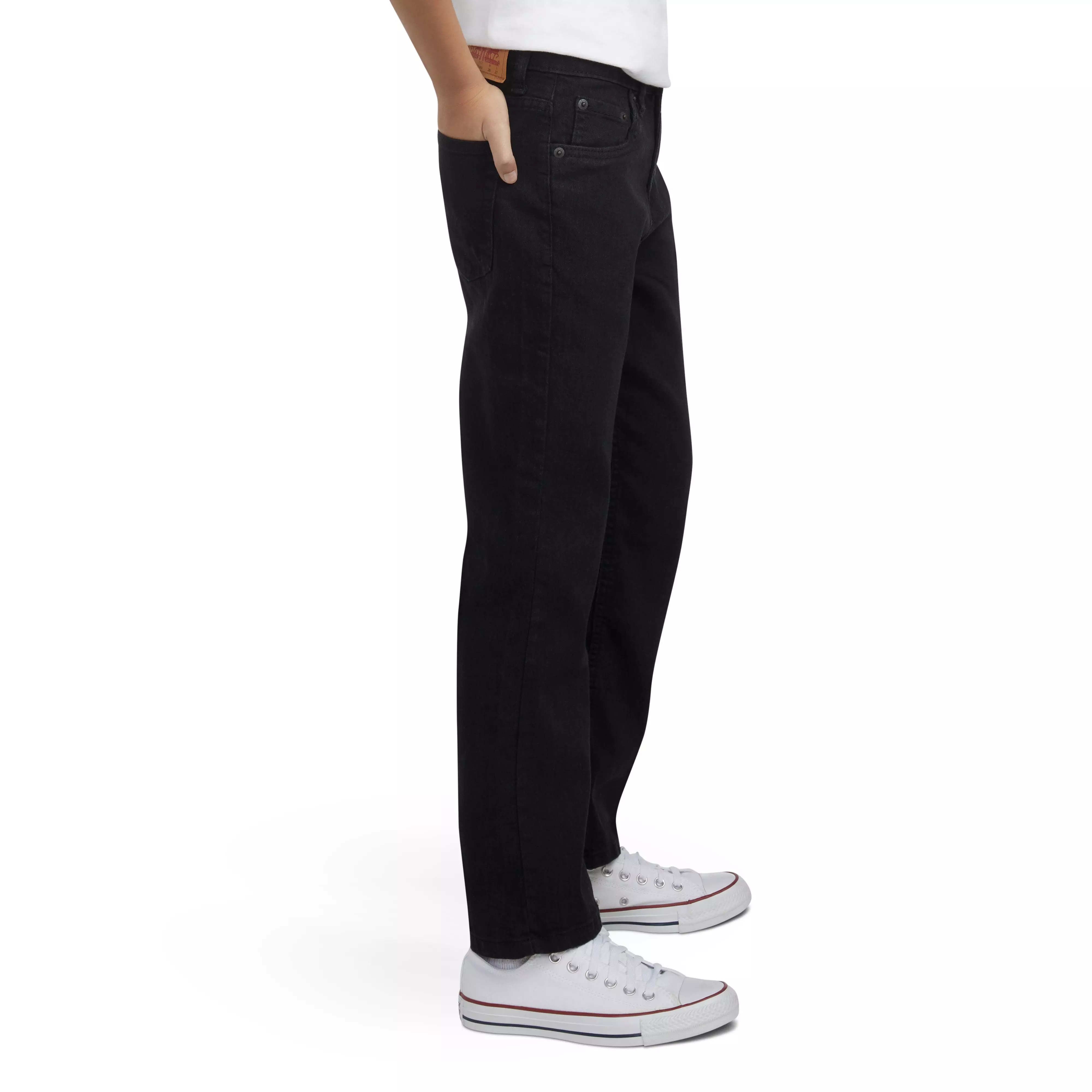 Levi's 511 Bootcut Black Wash Big Boys' Black Denim Jeans - BLACK