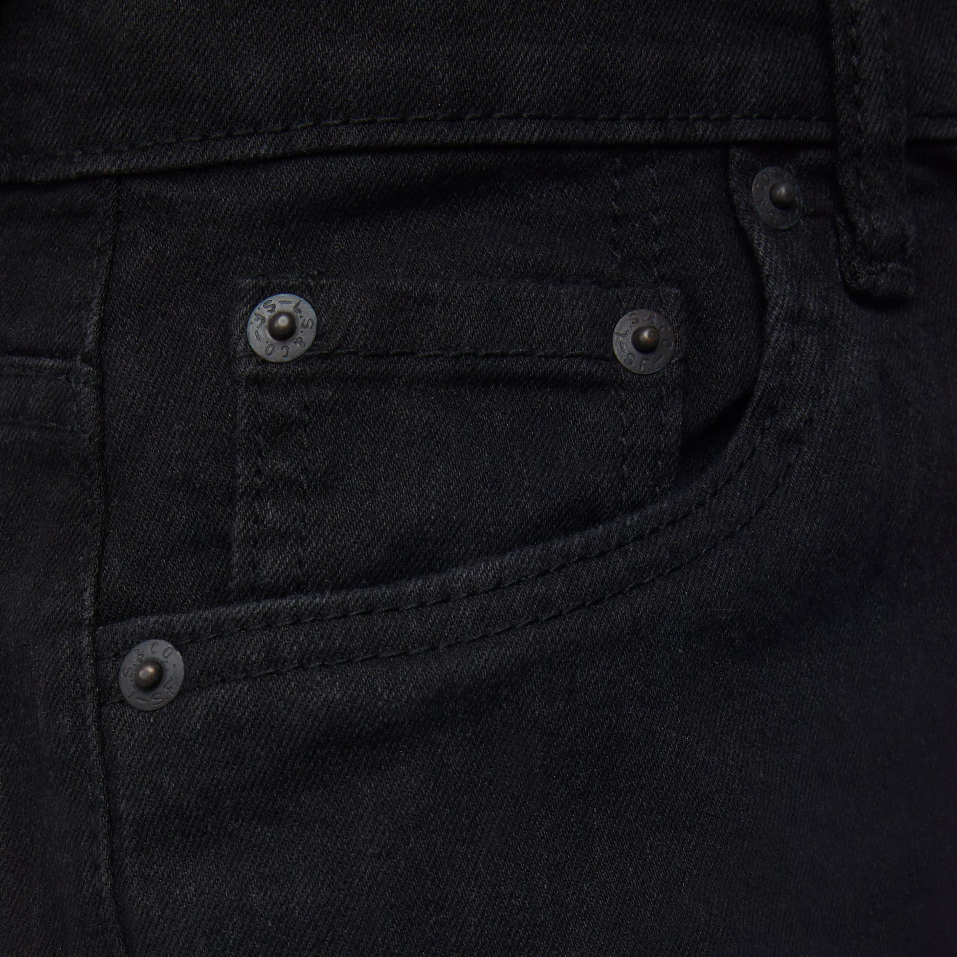 Levi's 511 Bootcut Black Wash Big Boys' Black Denim Jeans - BLACK