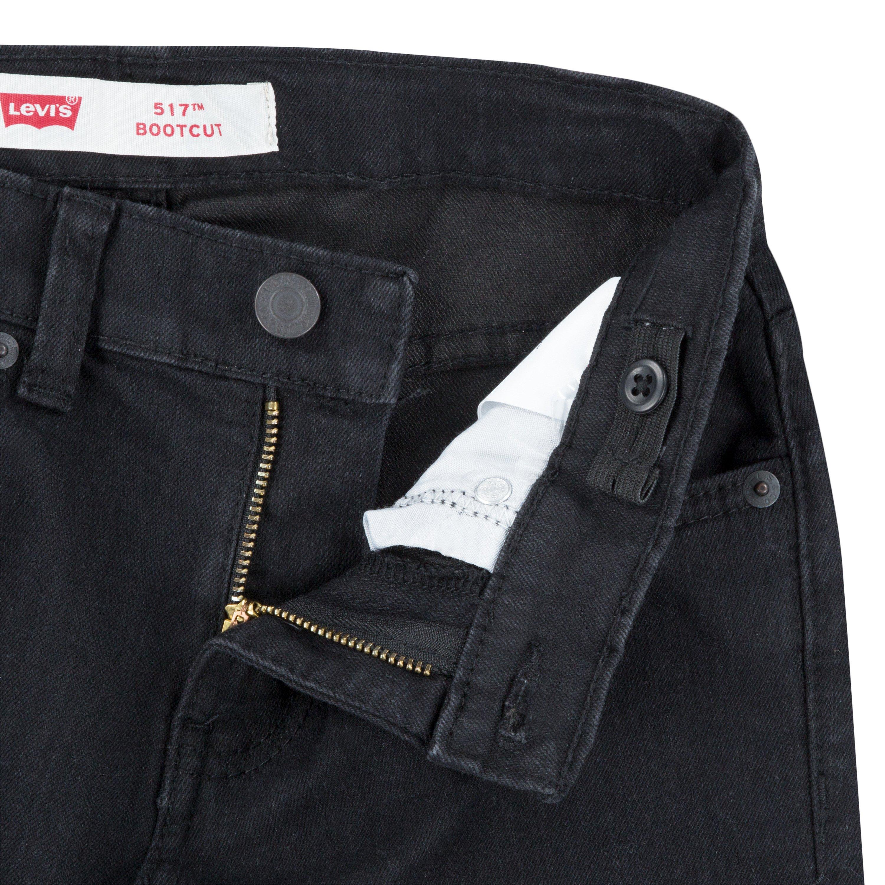 Levi's 511 Bootcut Black Wash Big Boys' Black Denim Jeans - BLACK Thumbnail View 7