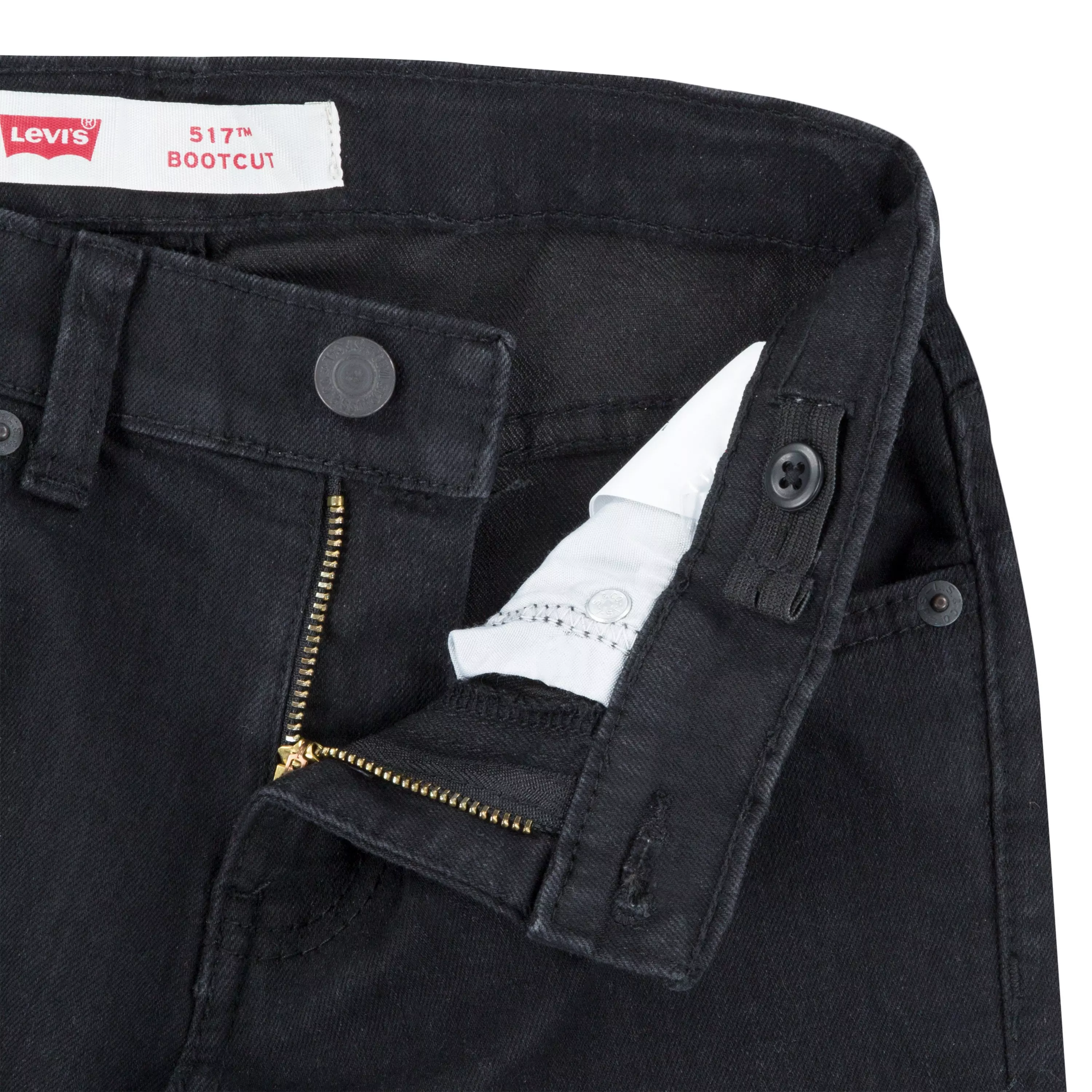 Levi's 511 Bootcut Black Wash Big Boys' Black Denim Jeans - BLACK