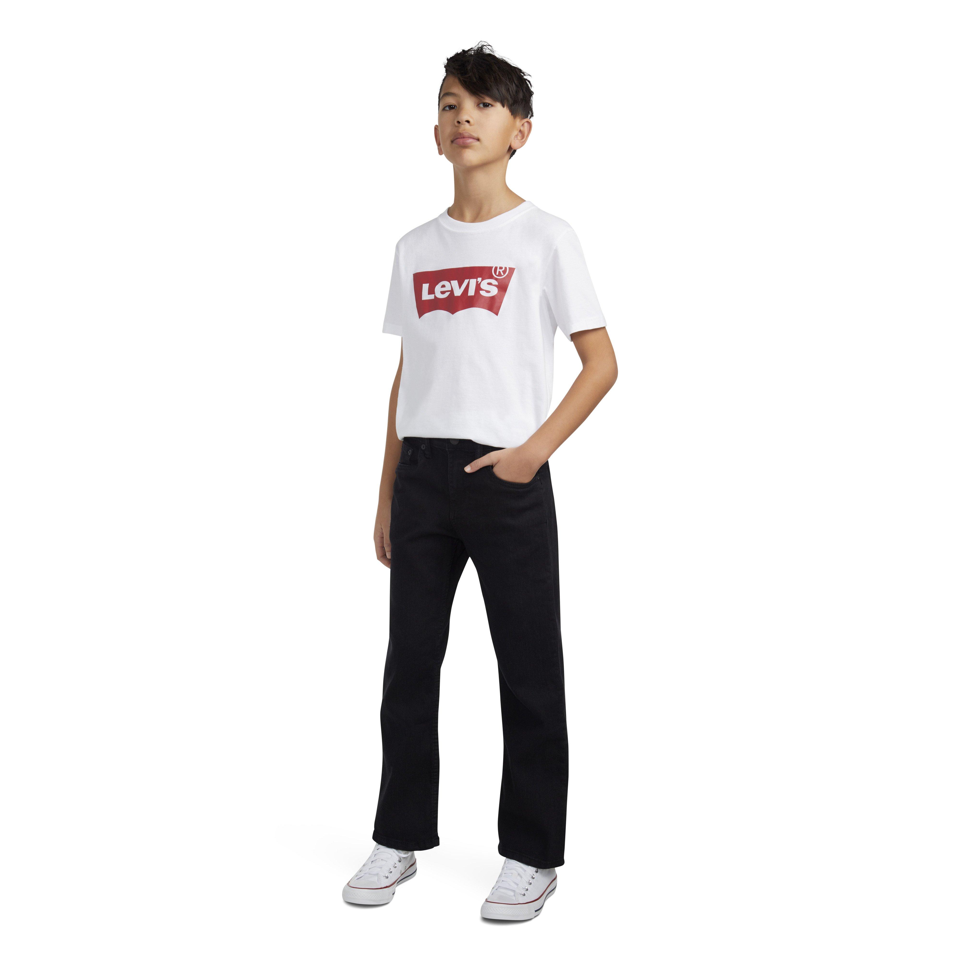 Levi's 511 Bootcut Black Wash Big Boys' Black Denim Jeans - BLACK Thumbnail View 10
