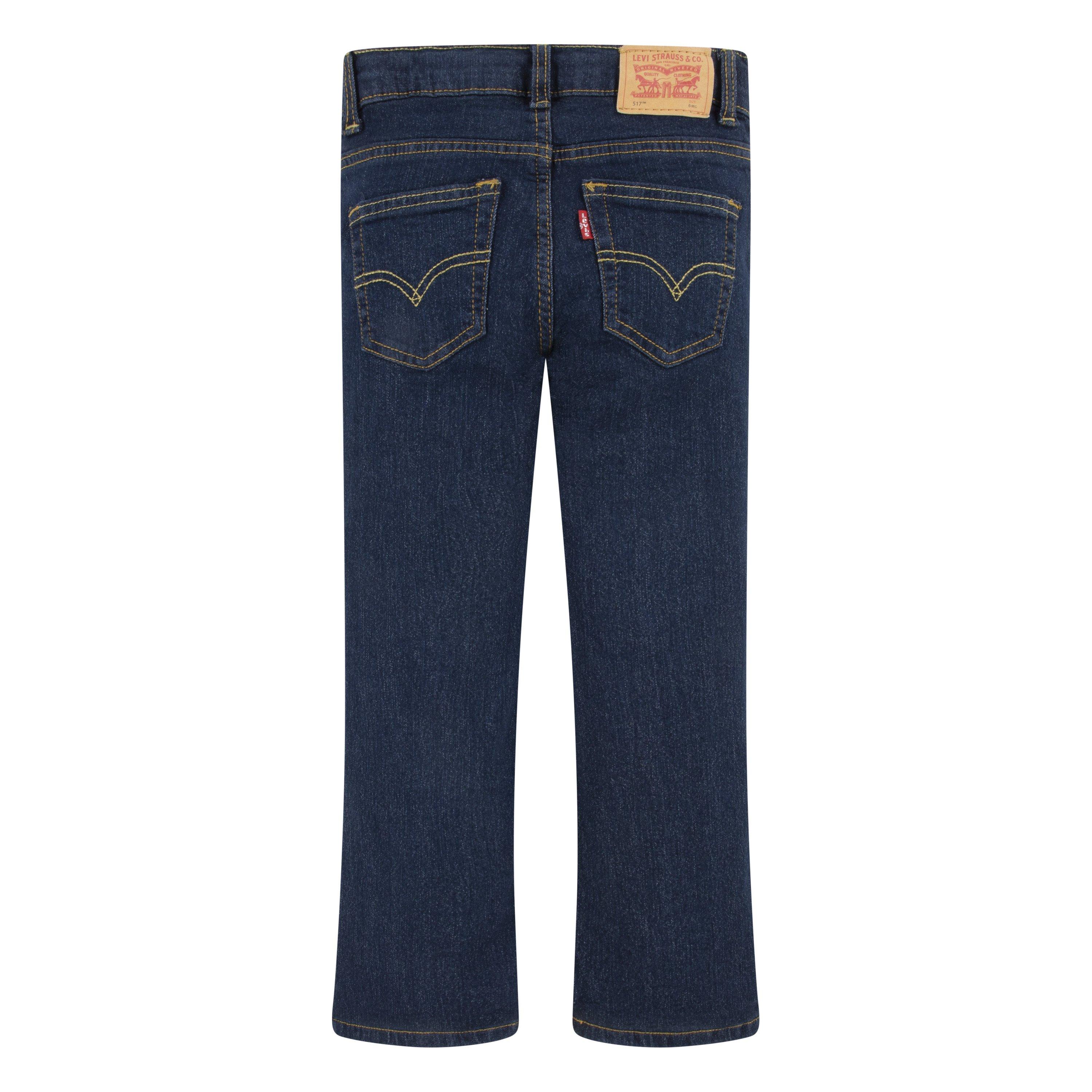 Levi's 511 Bootcut Dark Wash Little Boys' Dk Blue Denim Jeans - DK BLUE Thumbnail View 2