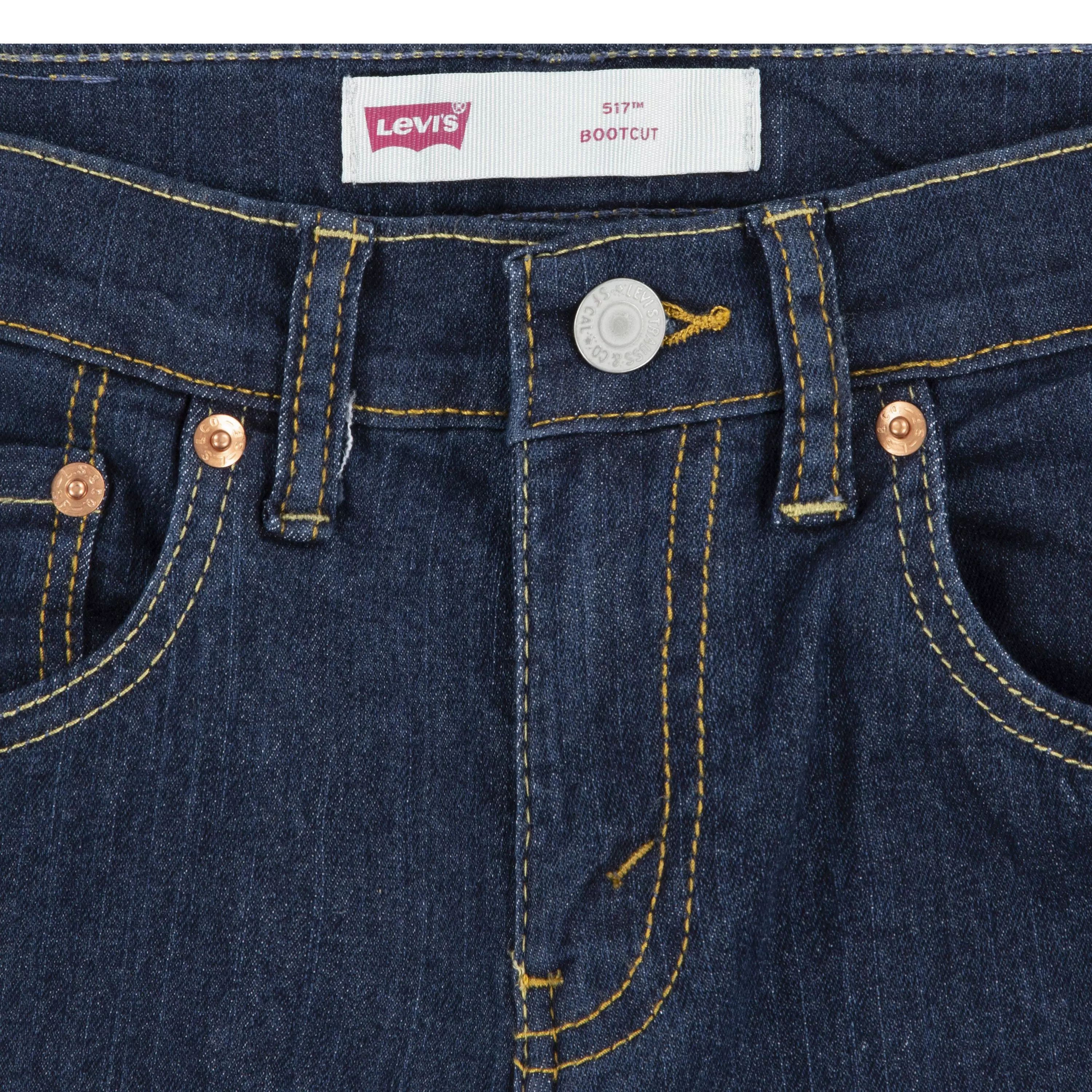 Levi's 511 Bootcut Dark Wash Big Boys' Dk Blue Denim Jeans - DK BLUE