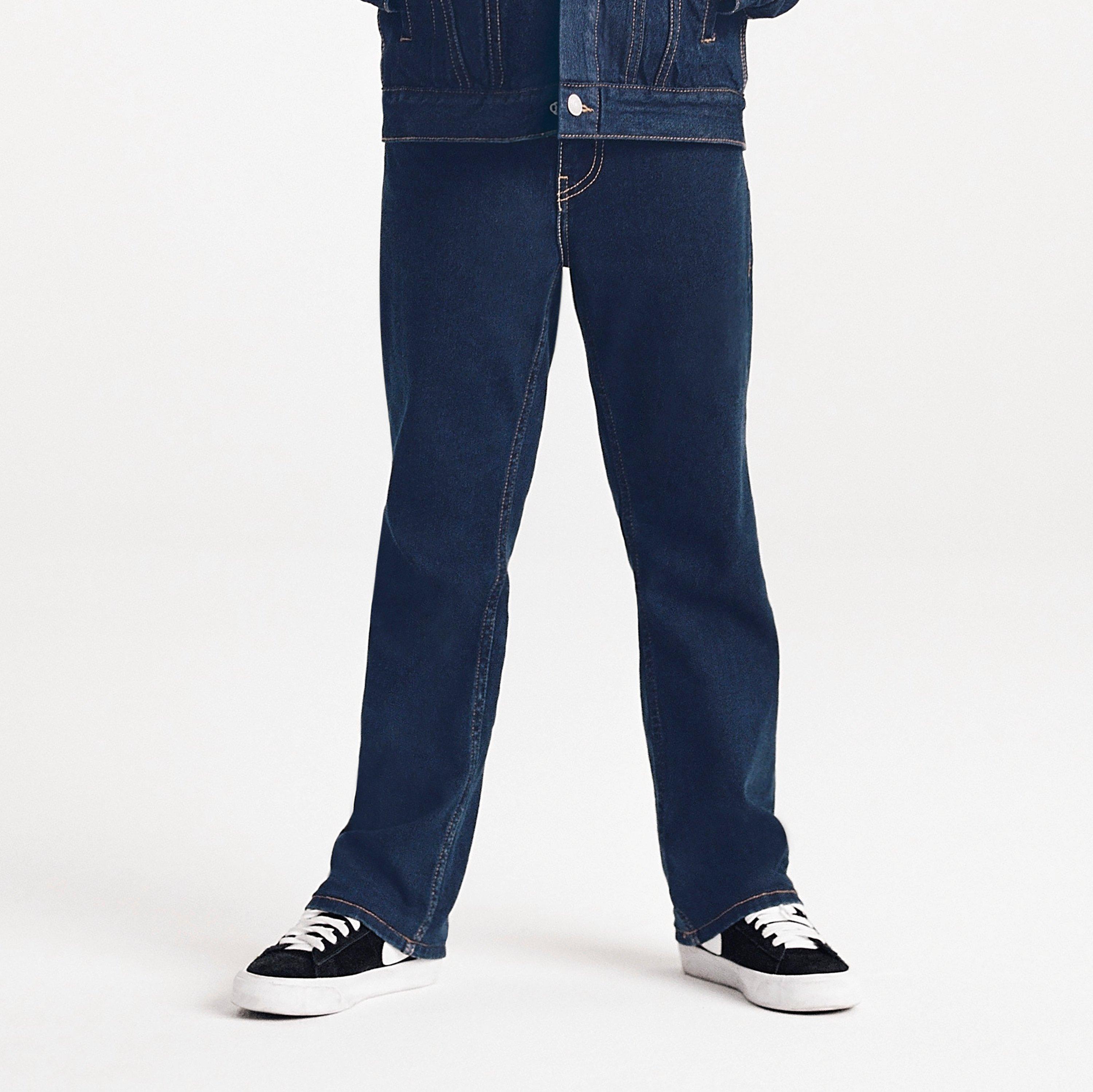 Levi's 511 Bootcut Dark Wash Big Boys' Dk Blue Denim Jeans - DK BLUE Thumbnail View 6
