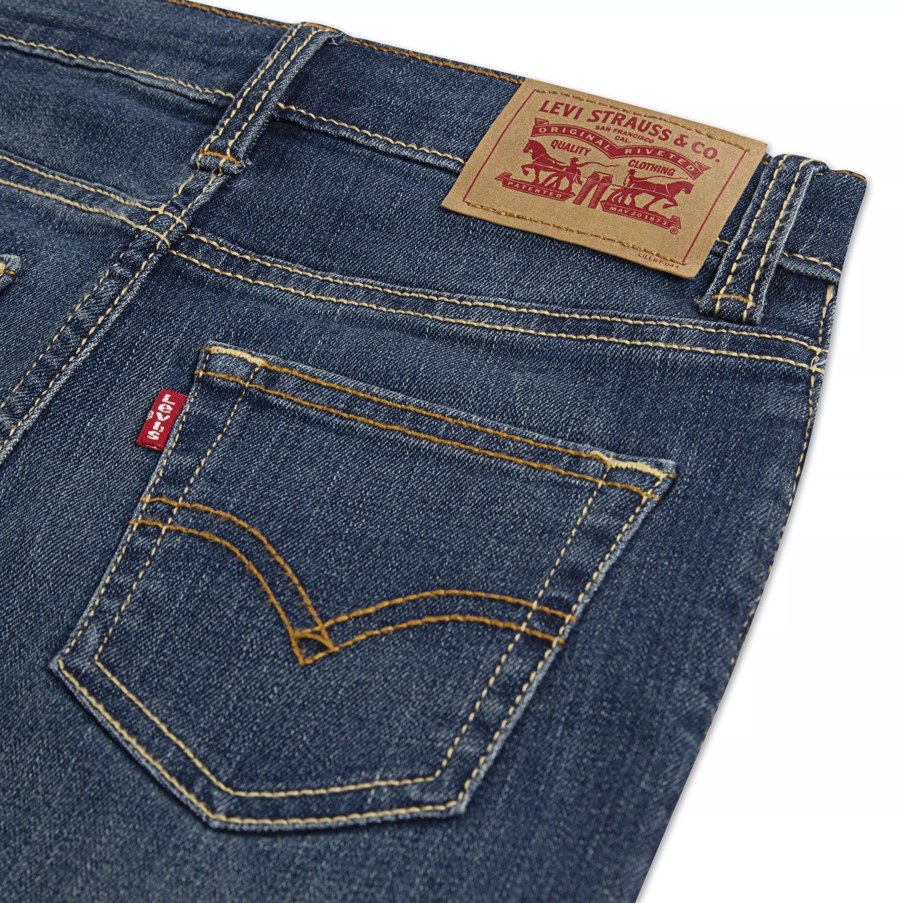 Levi's Big Boys' 511 Bootcut Med Wash Blue Denim Jeans - BLUE