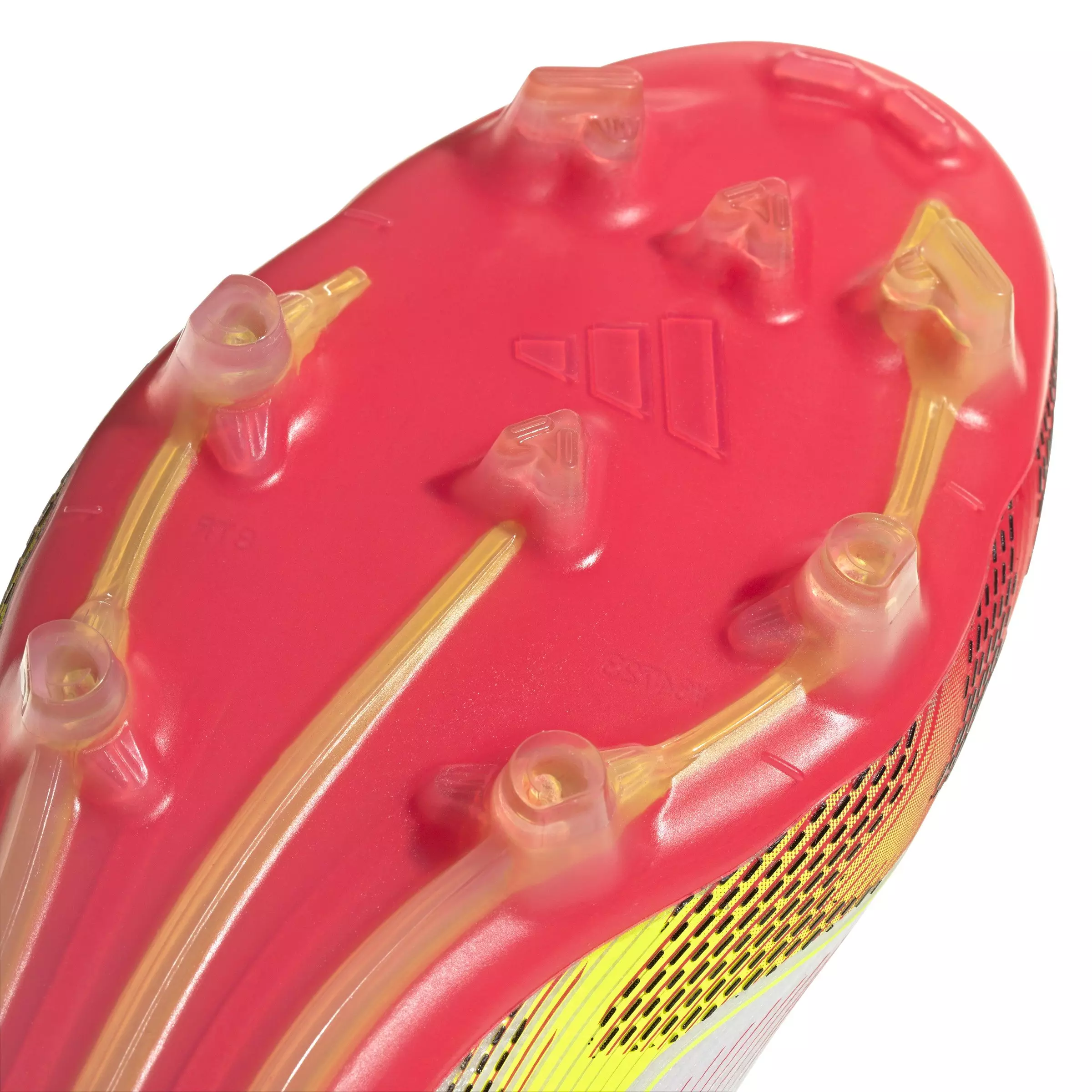 adidas F50 Pro FG "Ftwr White/Core Black/Solar Yellow" Unisex Soccer Cleat - WHITE/BLACK/YELLOW