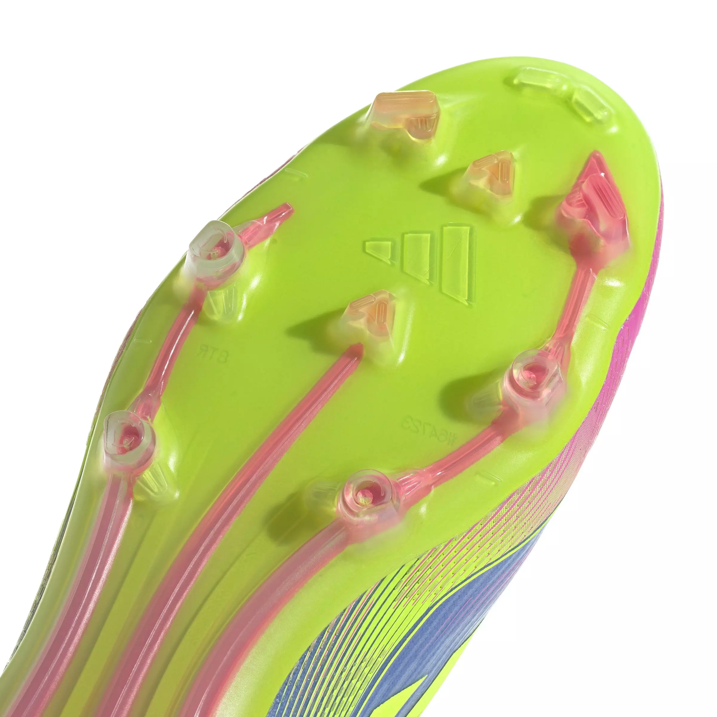adidas F50 Pro FG "Blue Fusion/Lucid Lemon/Lucid Pink" Unisex Soccer Cleat - BLUE/LEMON/PINK