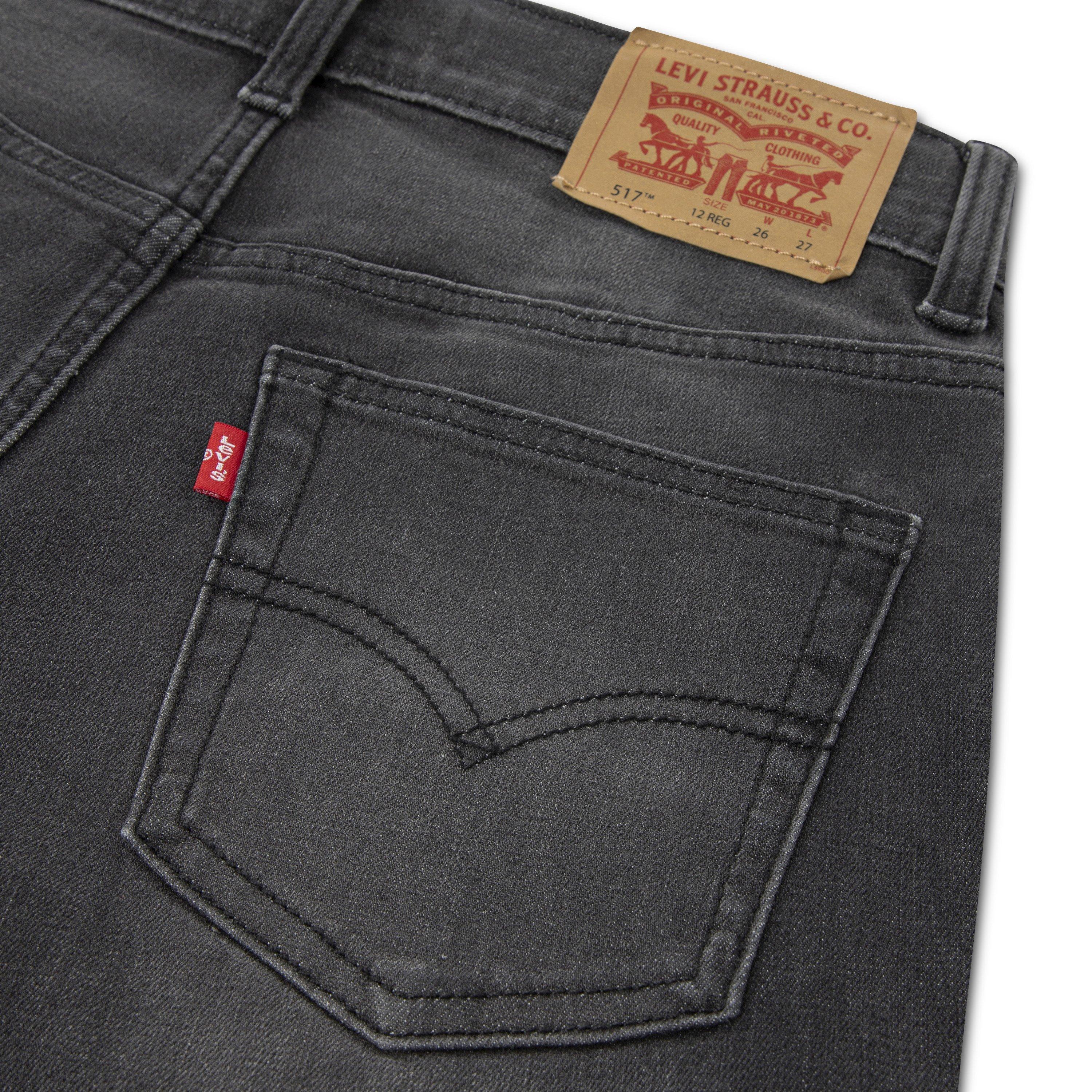 Levi's 57 Bootcut Big Boys' Med Black Denim Jeans