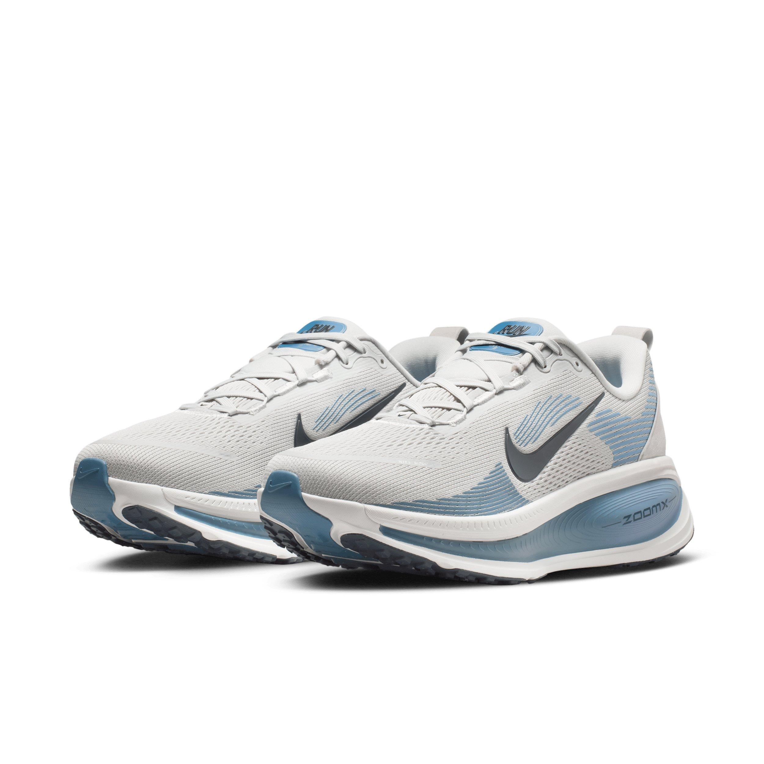 Nike Vomero 18 "Grey Fog/Off White/Work Blue/Dark Obsidian" Men's Running Shoe - GREY/OFF WHITE/BLUE/DK OBIDIAN