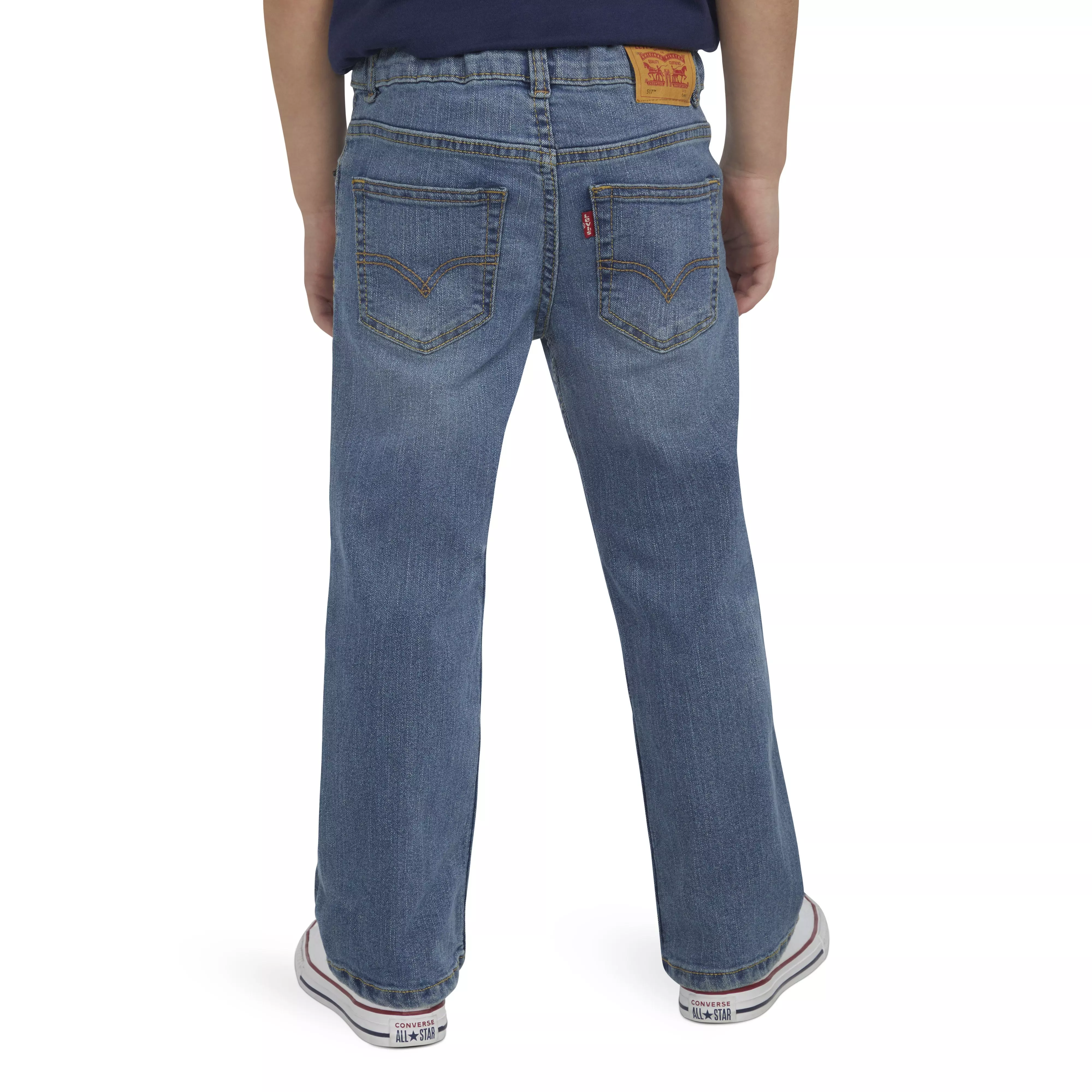 Levi's 511 Bootcut Lt Wash Little Boys' Blue Denim Jeans - BLUE