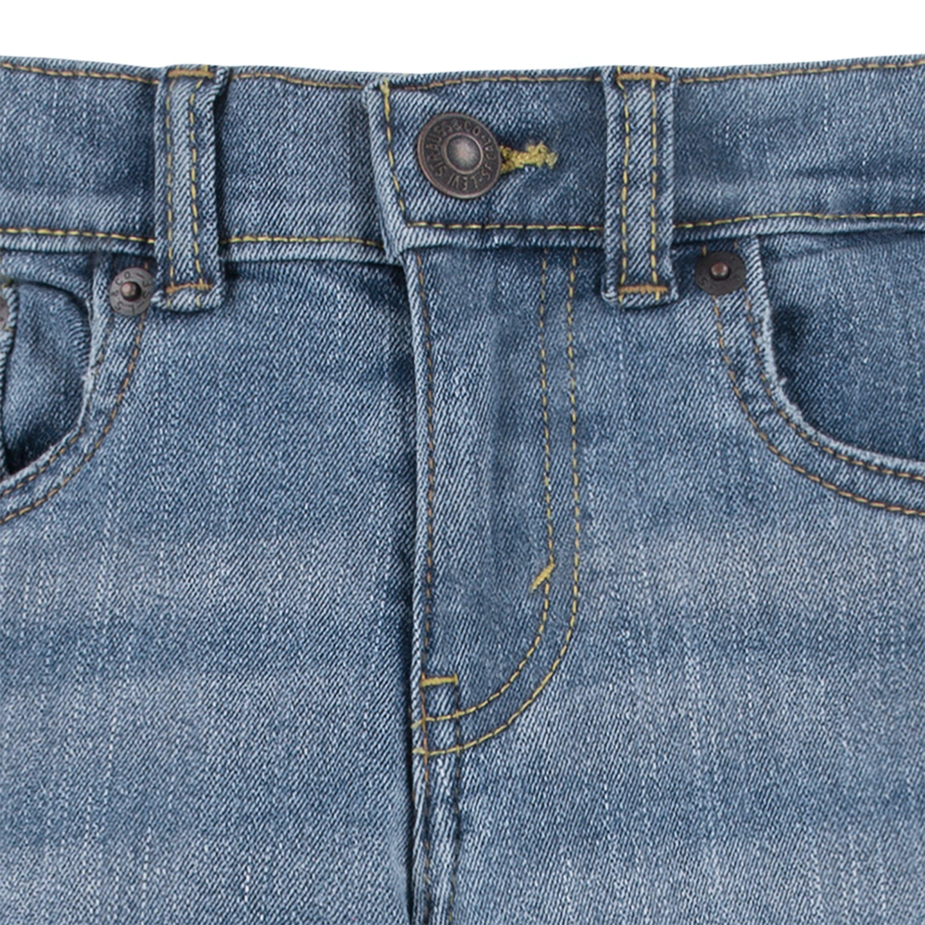 Levi's 511 Bootcut Lt Wash Little Boys' Denim Jeans - Blue - BLUE Thumbnail View 4