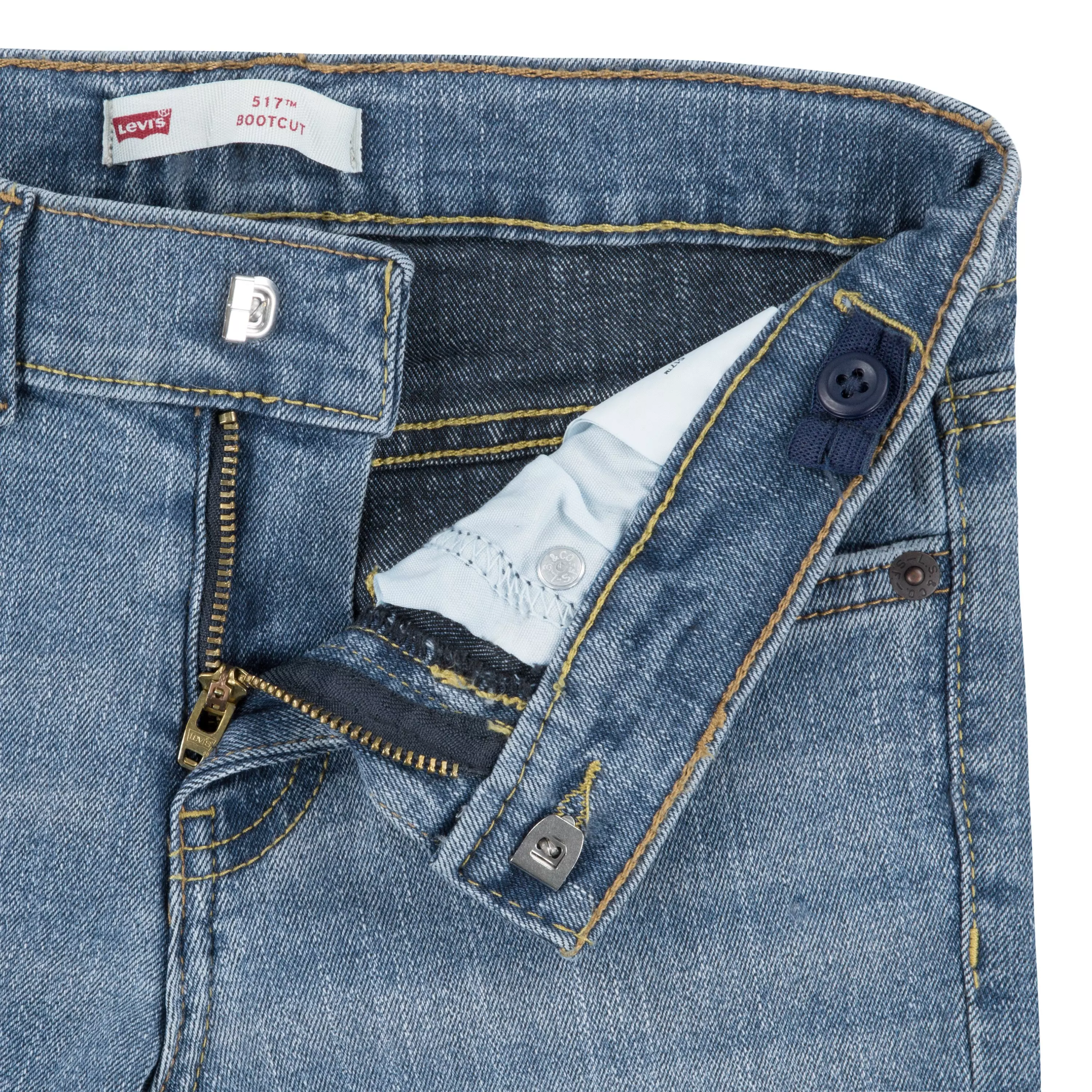Levi's 511 Bootcut Lt Wash Little Boys' Blue Denim Jeans - BLUE