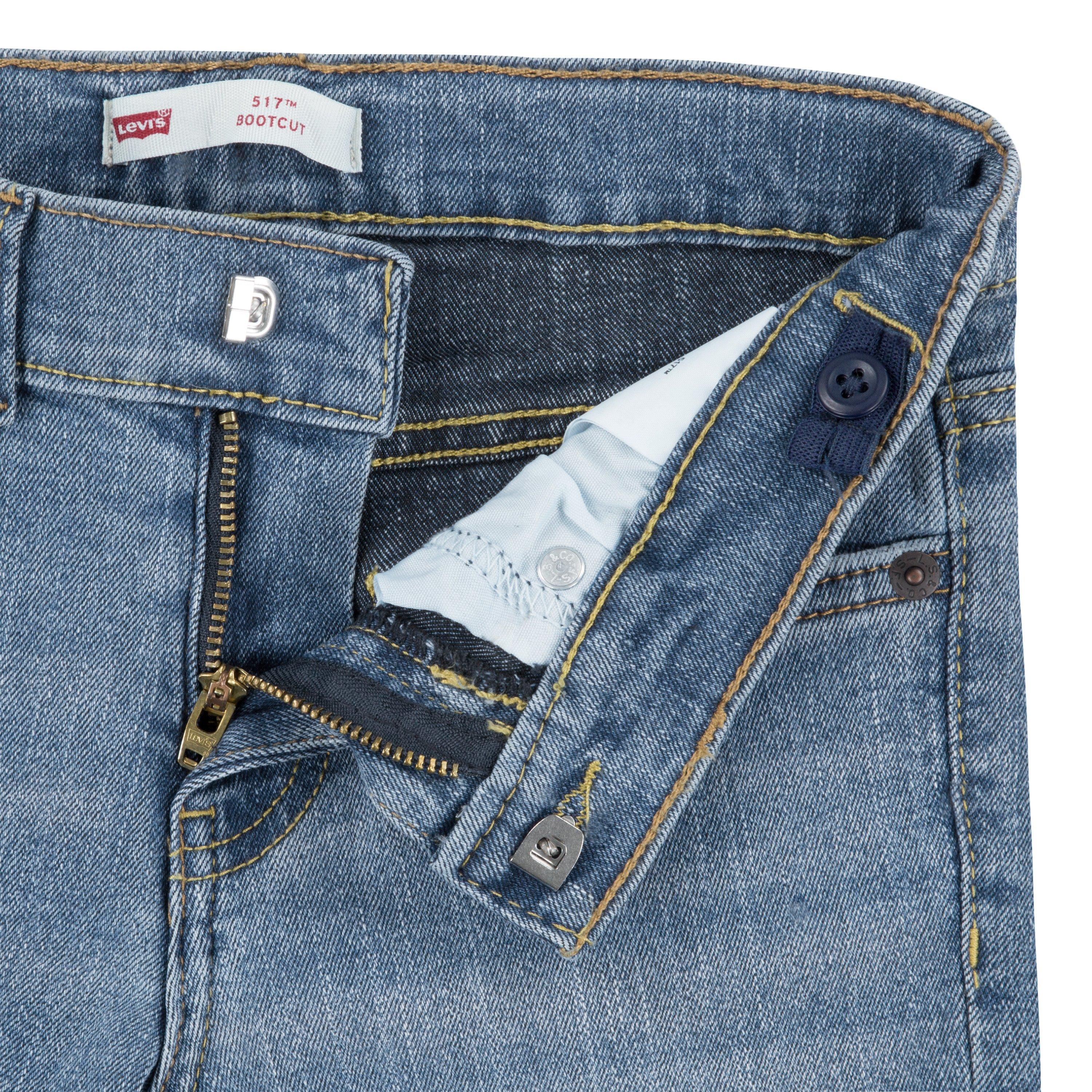 Levi's 511 Bootcut Lt Wash Little Boys' Denim Jeans - Blue - BLUE Thumbnail View 5