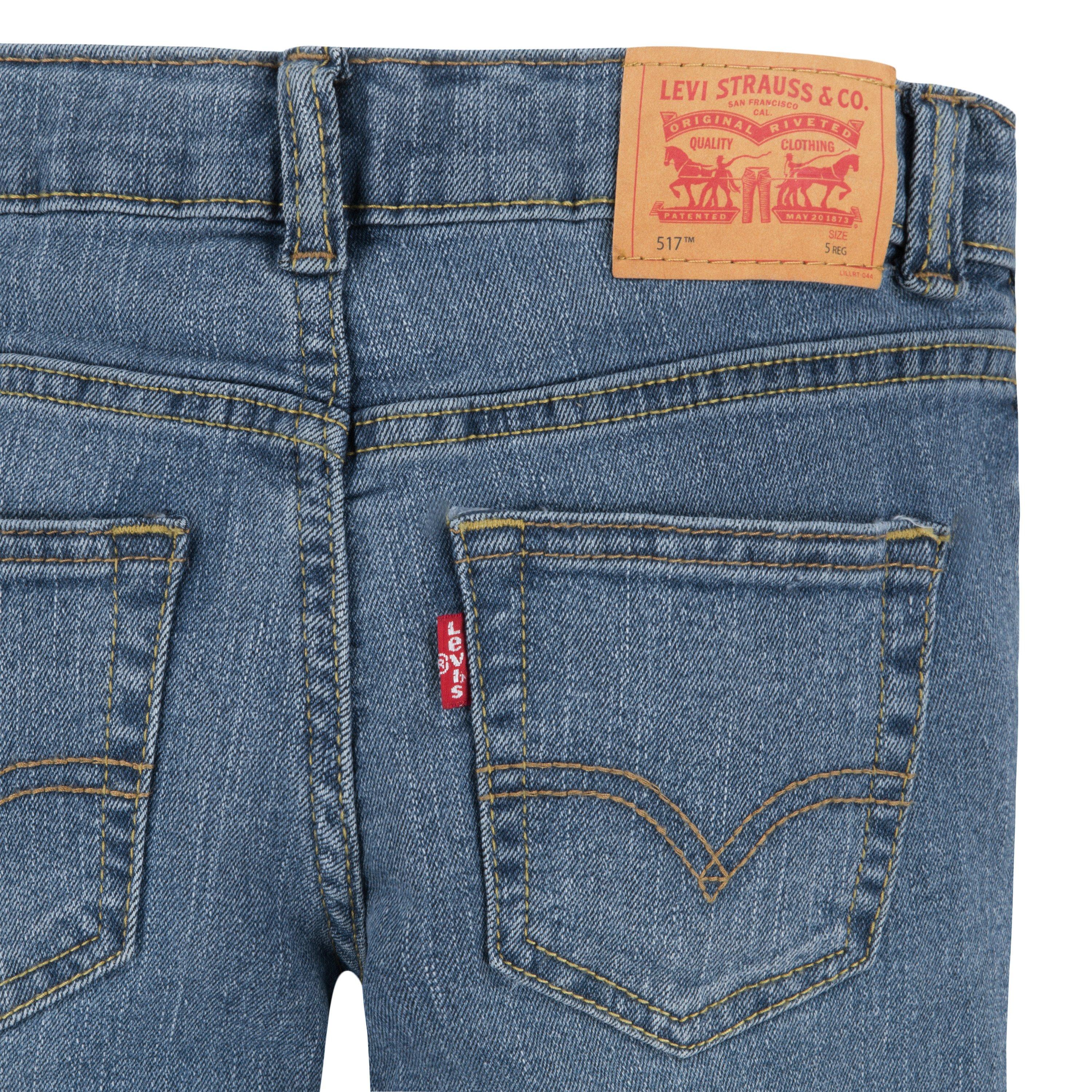 Levi's 511 Bootcut Lt Wash Little Boys' Blue Denim Jeans - BLUE Thumbnail View 6