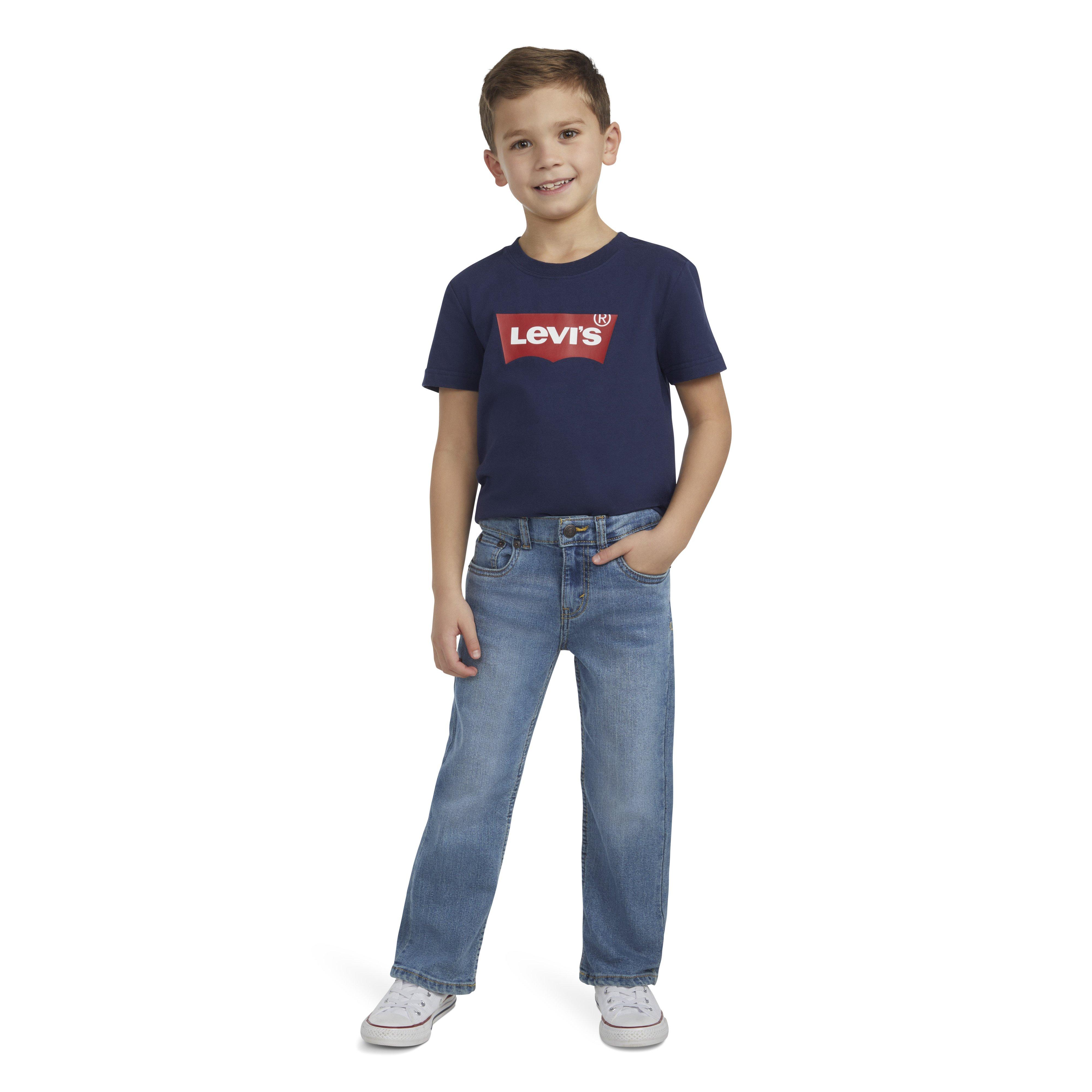 Levi's 511 Bootcut Lt Wash Little Boys' Denim Jeans - Blue - BLUE Thumbnail View 9