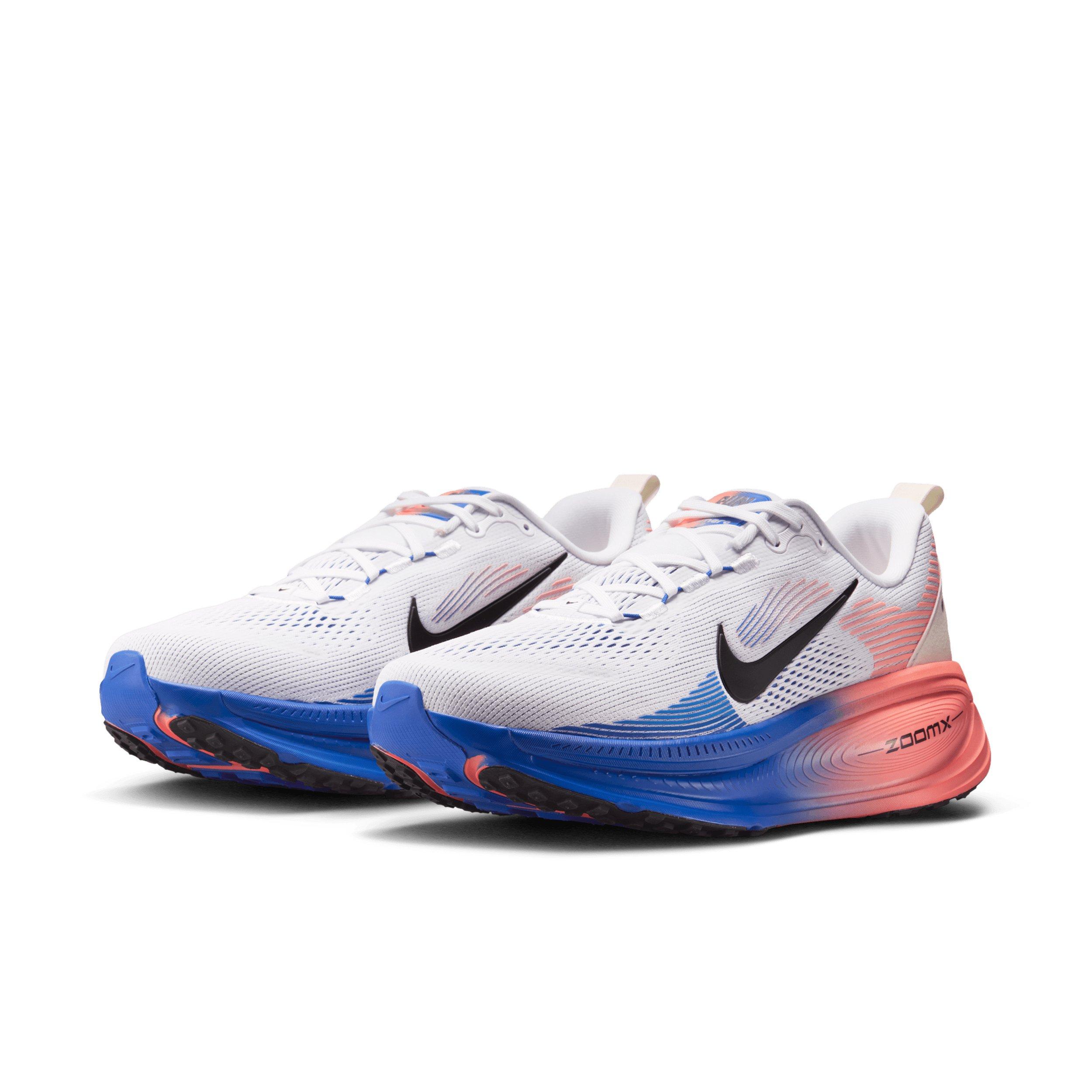 Nike Vomero 18 "White/Racer Blue/Atomic Pink/Black" Men's Running Shoe - WHITE/BLUE/PINK/BLACK Thumbnail View 3