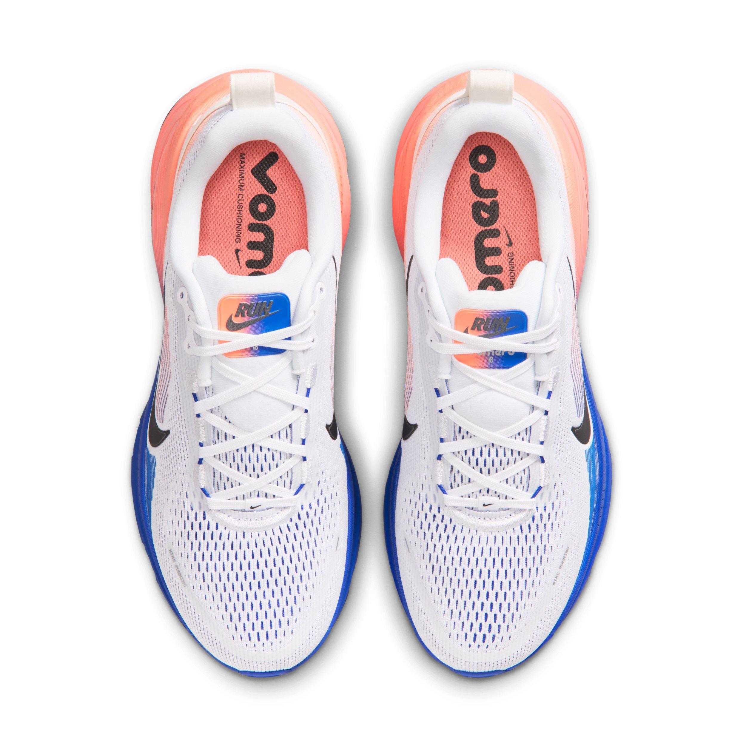 Nike Vomero 18 "White/Racer Blue/Atomic Pink/Black" Men's Running Shoe - WHITE/BLUE/PINK/BLACK Thumbnail View 4