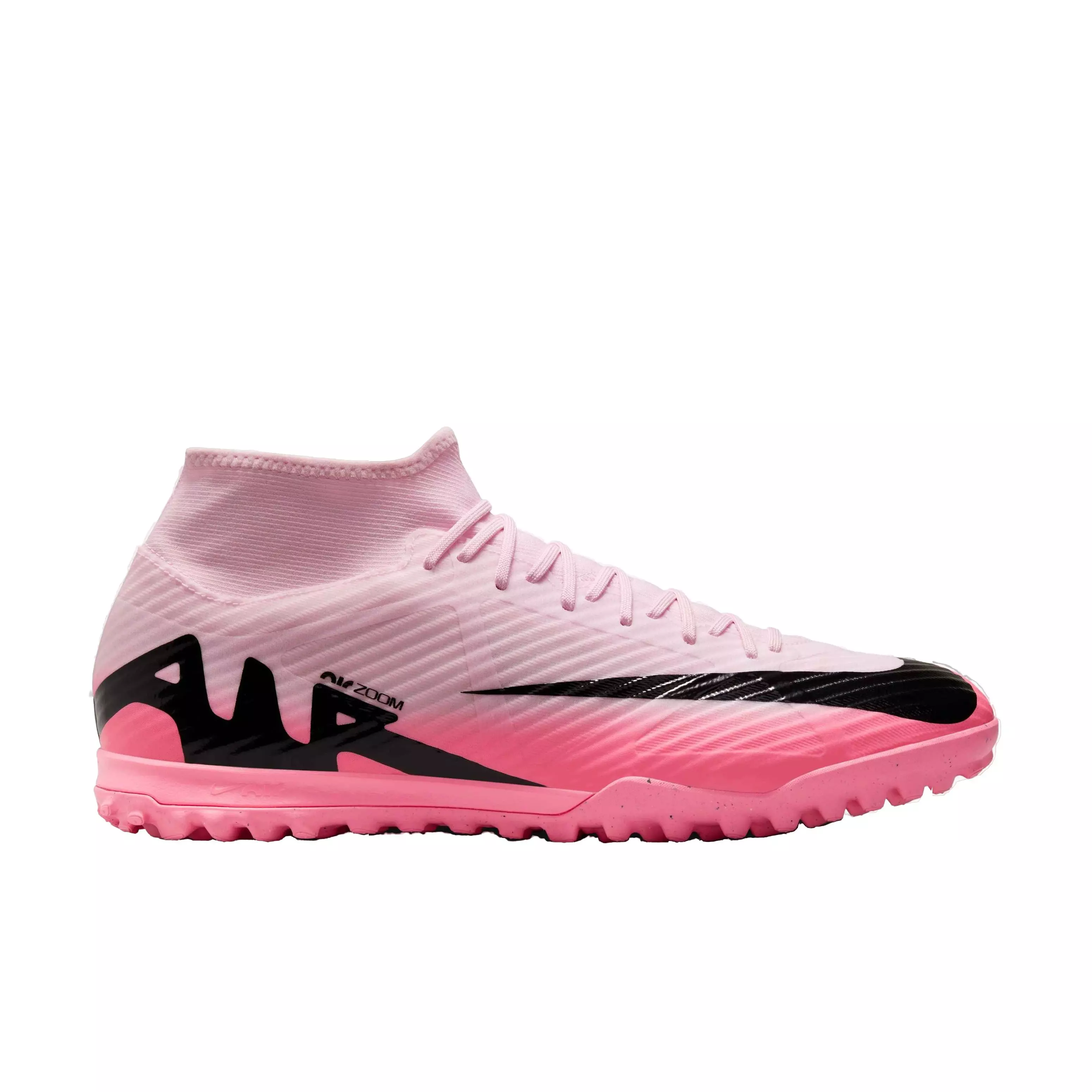 Nike Mercurial Superfly 9 Academy Turf "Pink Foam/Black" Men's Soccer Shoe - PINK/BLACK