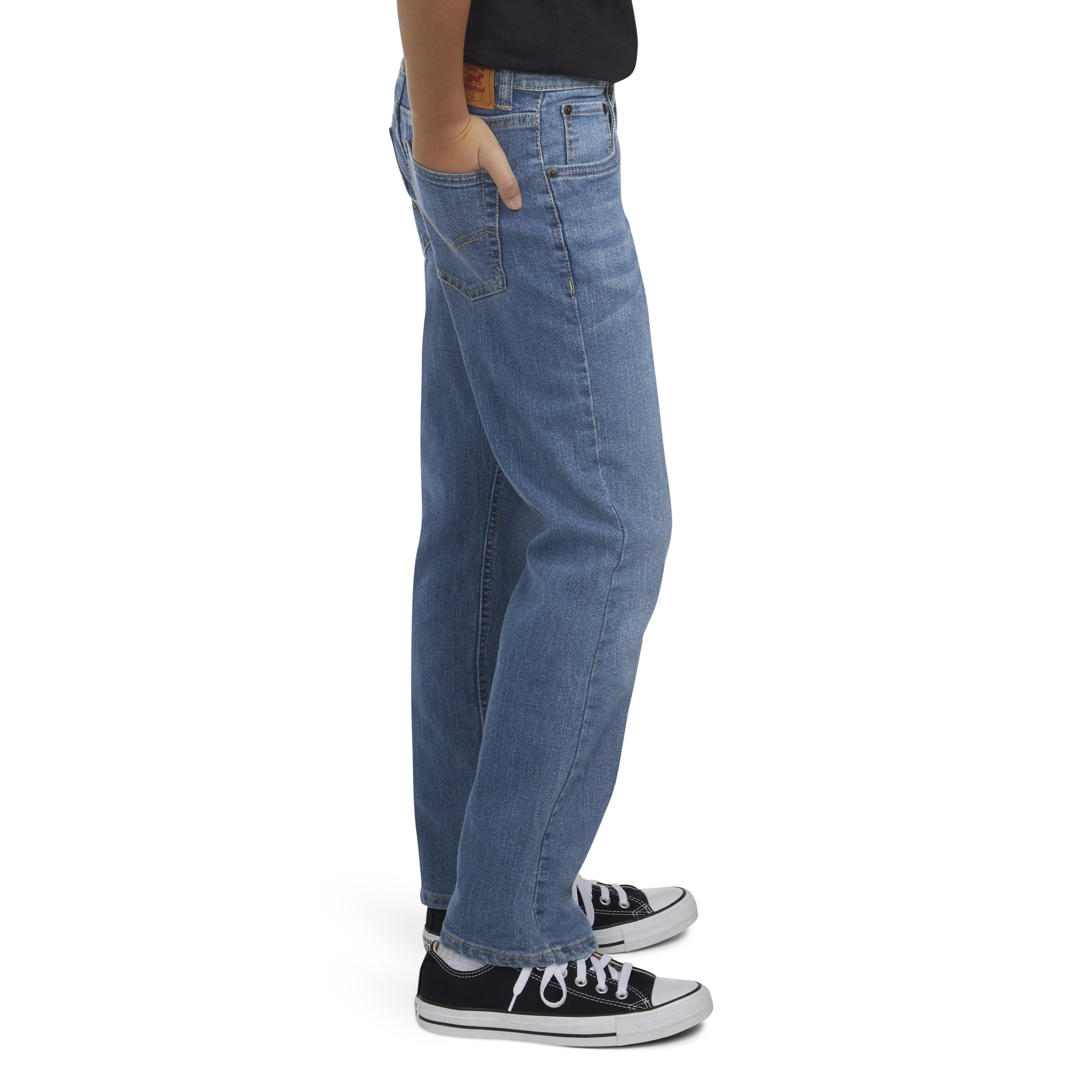 Levi's 511 Bootcut Lt Wash Big Boys' Blue Denim Jeans - BLUE Thumbnail View 3