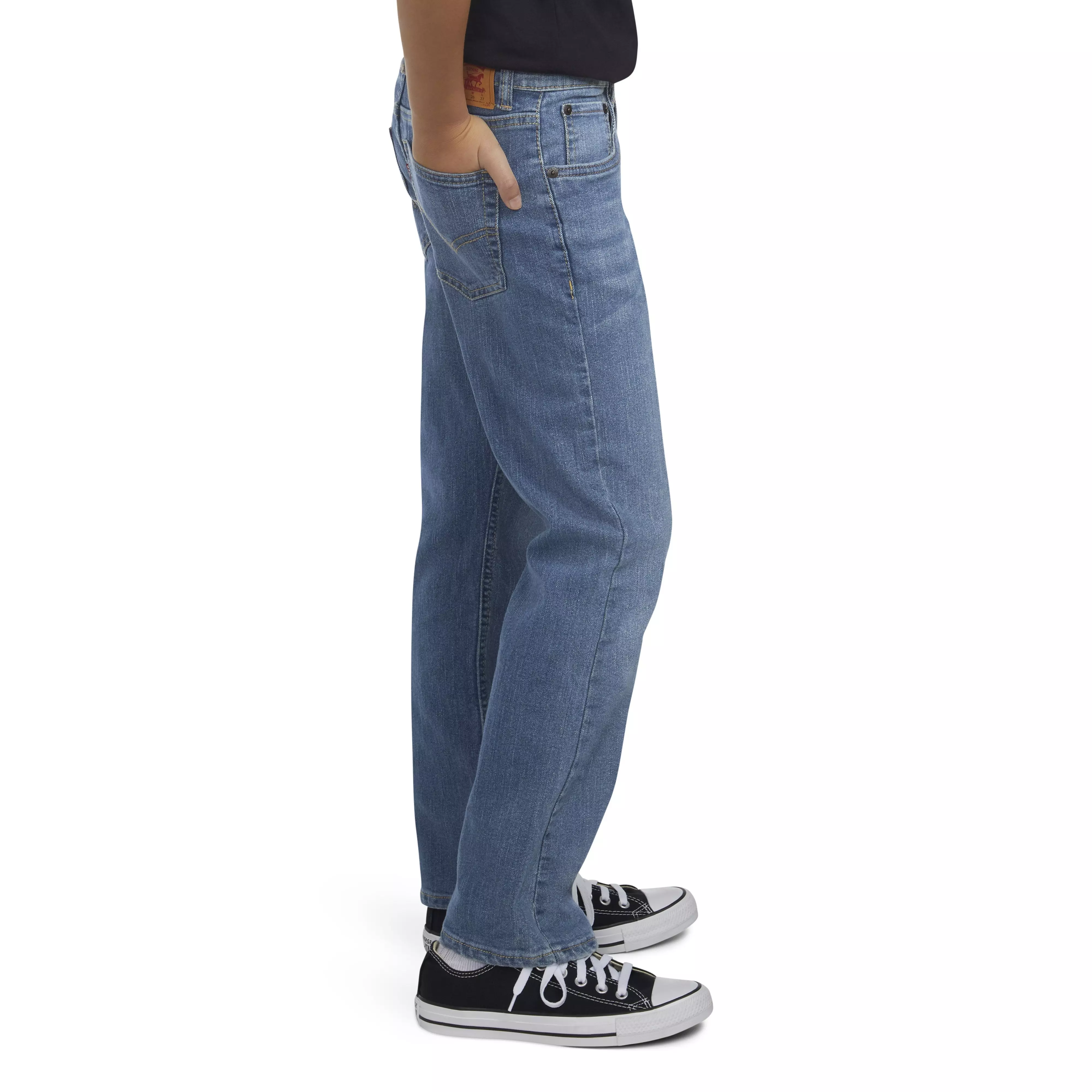 Levi's 511 Bootcut Lt Wash Big Boys' Denim Jeans - Blue - BLUE