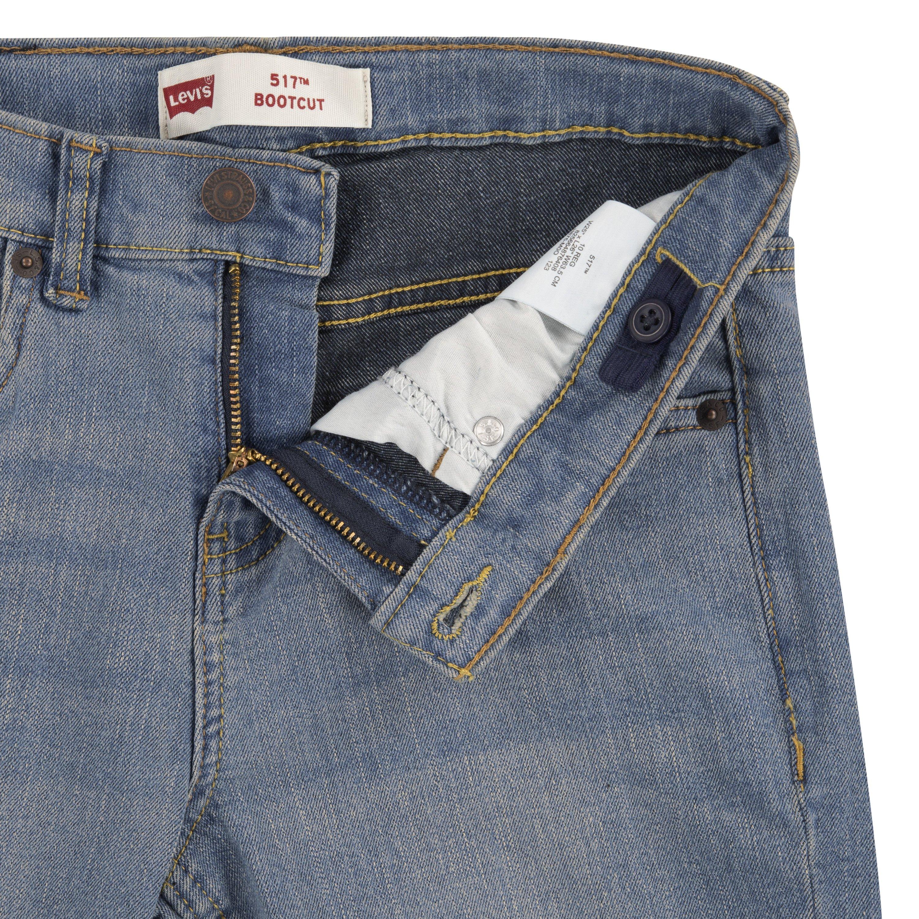 Levi's 511 Bootcut Lt Wash Big Boys' Denim Jeans - Blue - BLUE Thumbnail View 5