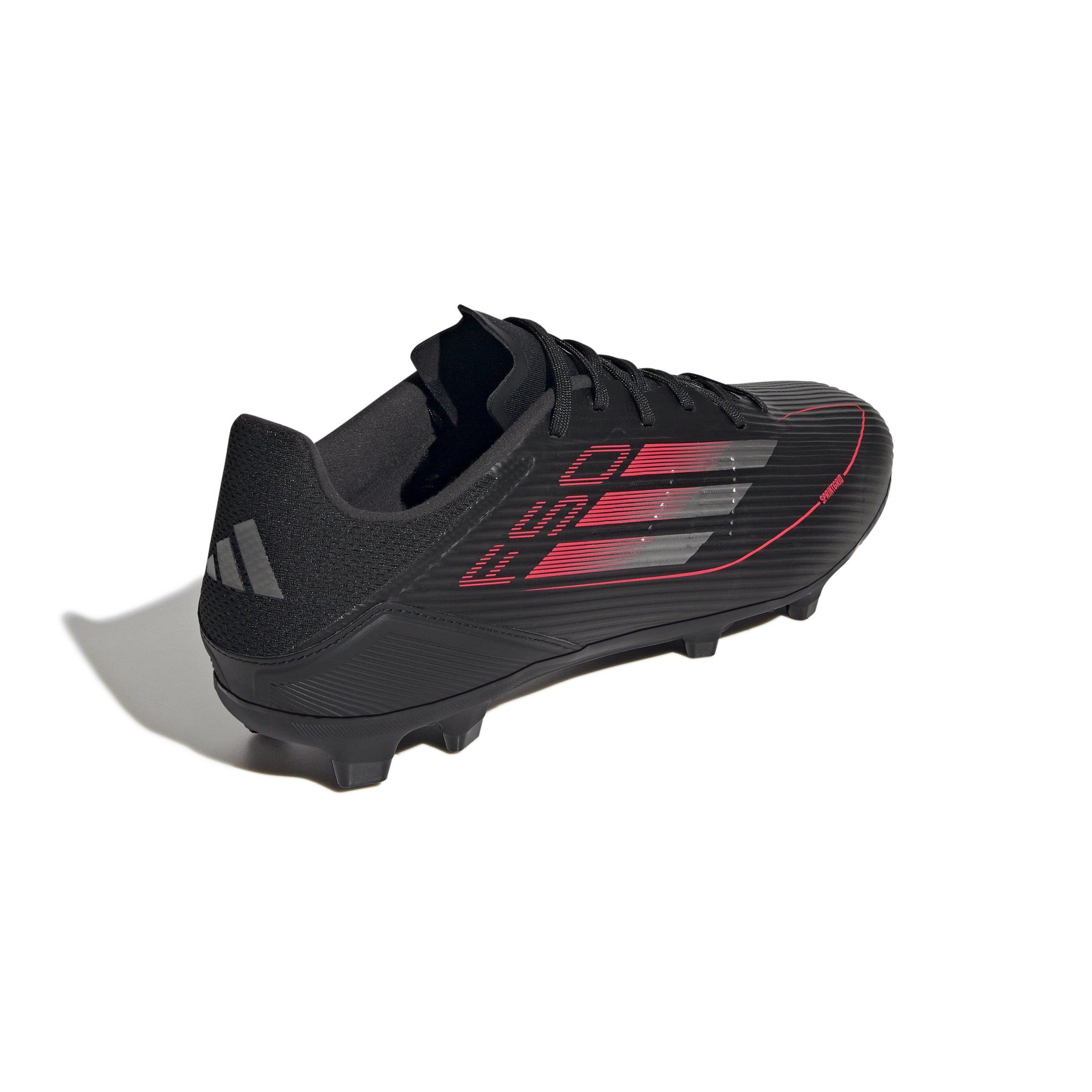 adidas F50 League MG "Core Black/Iron Metallic/Lucid Red" Unisex Soccer Cleat - BLACK/IRON/RED Thumbnail View 4