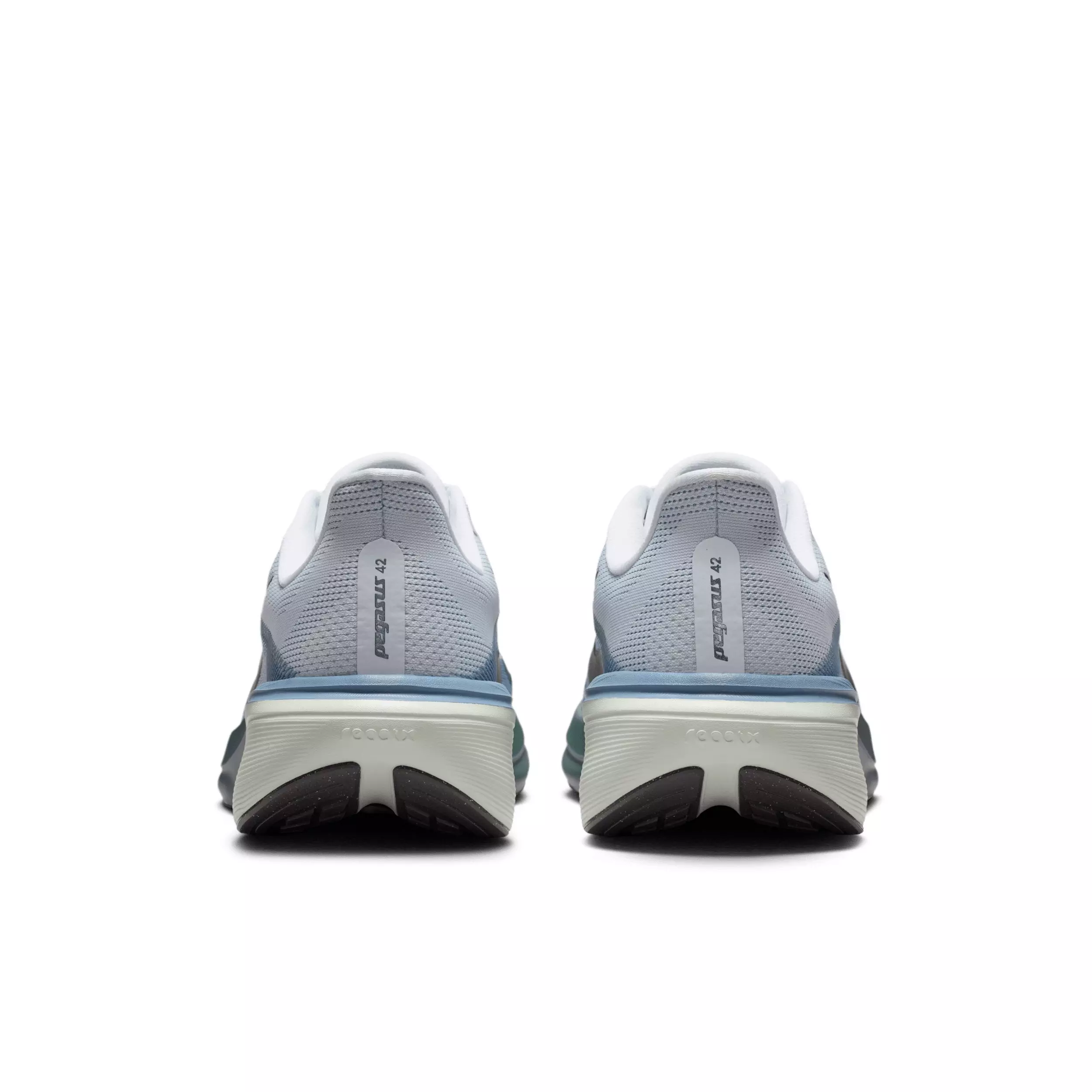 Nike Pegasus 42 "Pure Platinum/Work Blue/Mineral Slate/Dark Obsidian" Men's Running Shoe - PLATINUM/BLUE/SLATE/DK OBSIDIAN