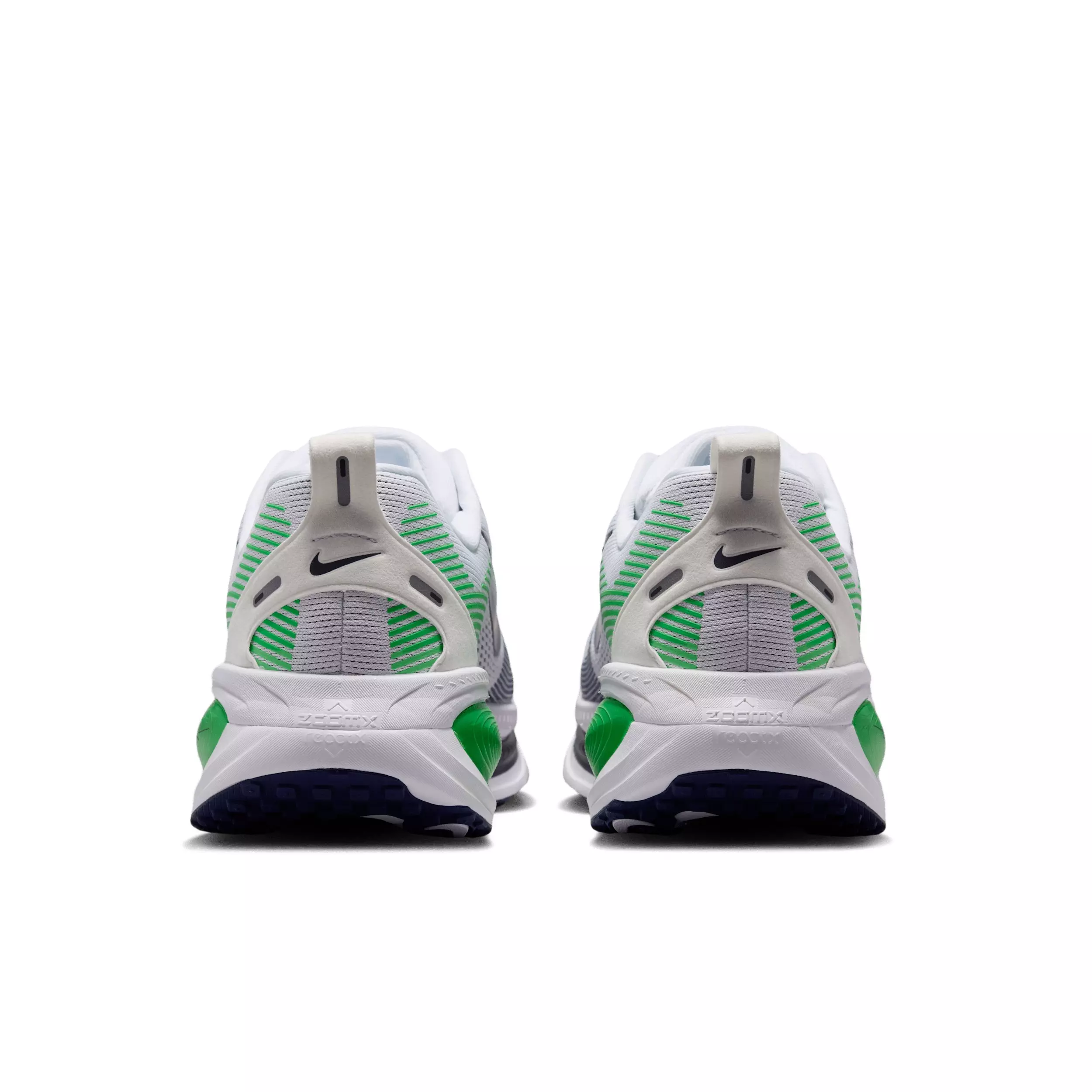 Nike Vomero 18 "White/Green Spark/Midnight Navy" Men's Wide Running Shoe - WHITE/GREEN/NAVY