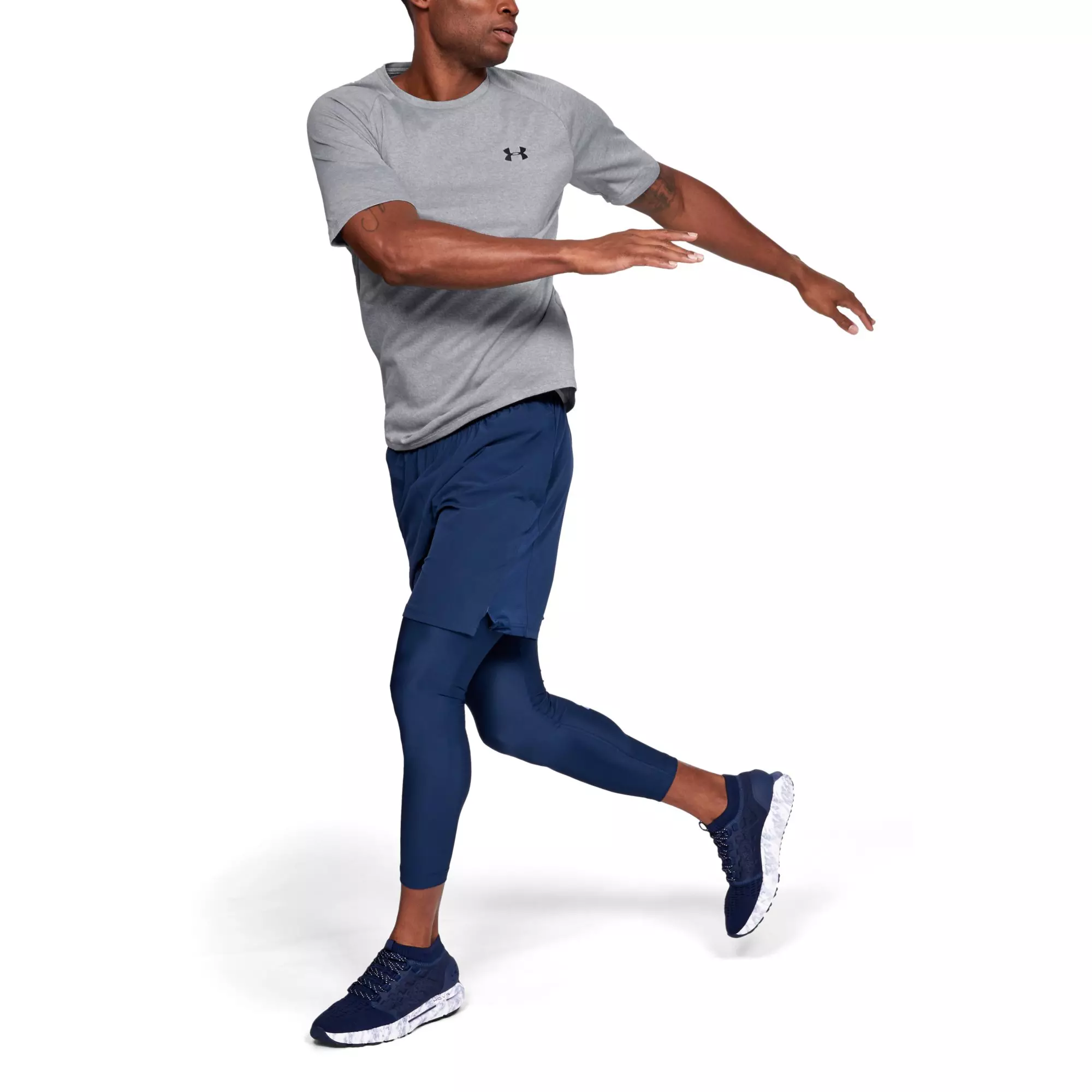 Under Armour Men's Tech T-Shirt - STEEL