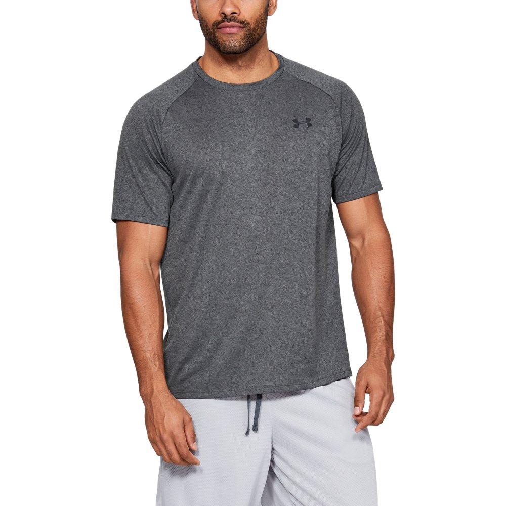 Under Armour Men's Basic Tech 2.0 Crew Tee - GREY Thumbnail View 1