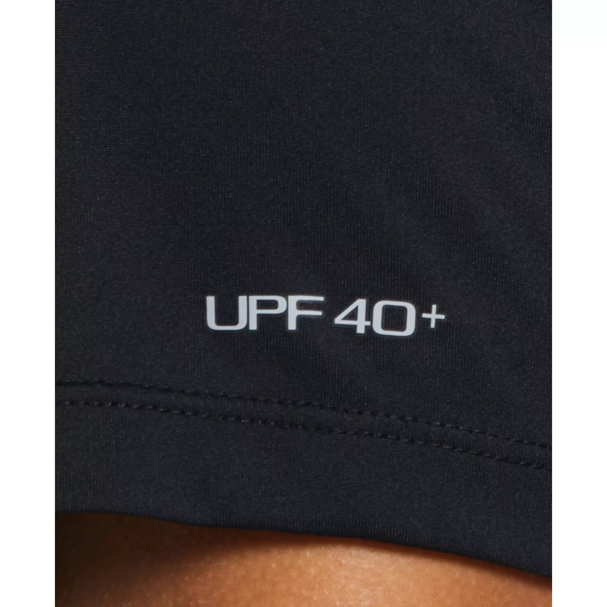 Nike Women's Swim Essential Dri-FIT Hydroguard Short Sleeve Shirt - BLACK