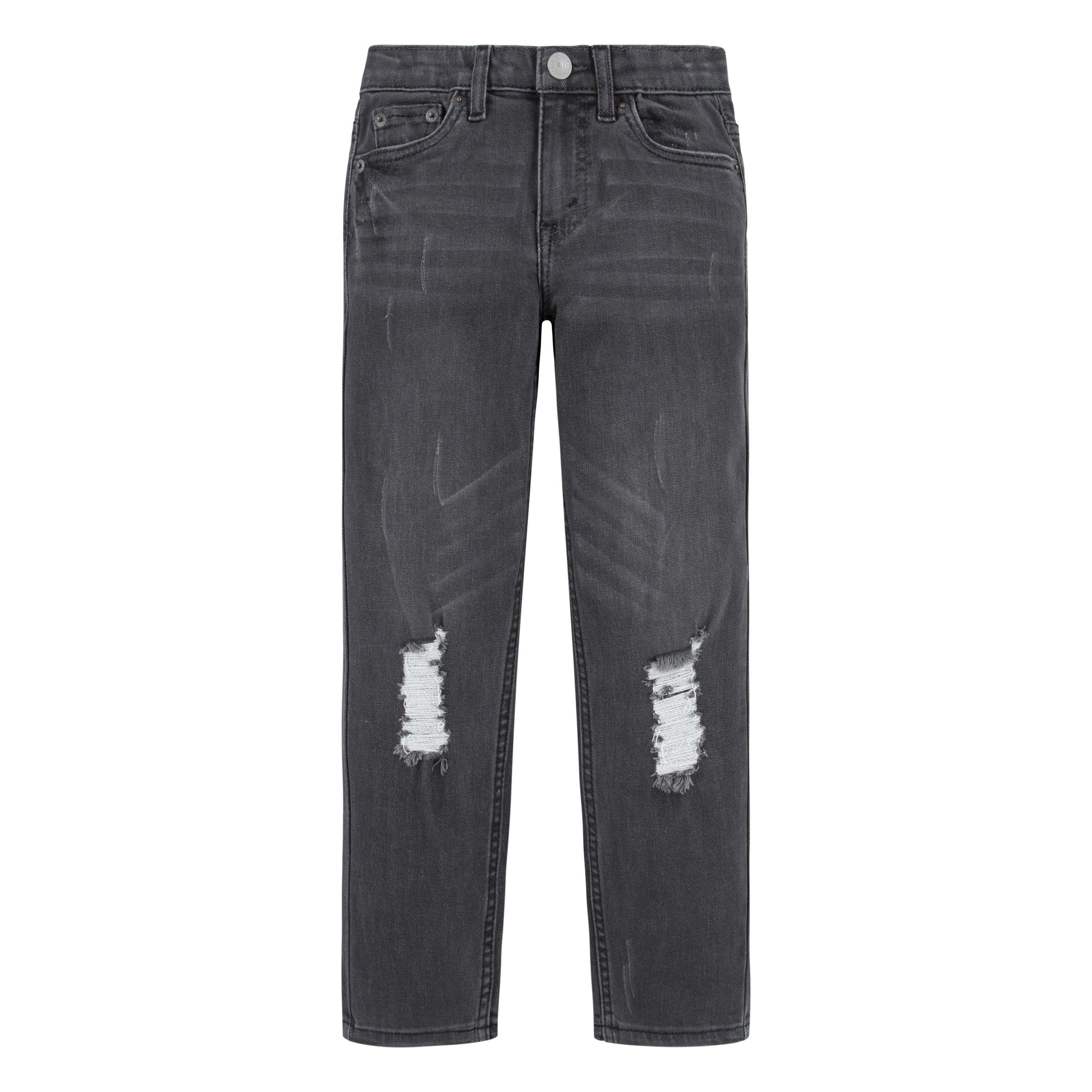 Levi's 502 Regular Taper Fit Little Boys' Black Wash Denim Jeans
