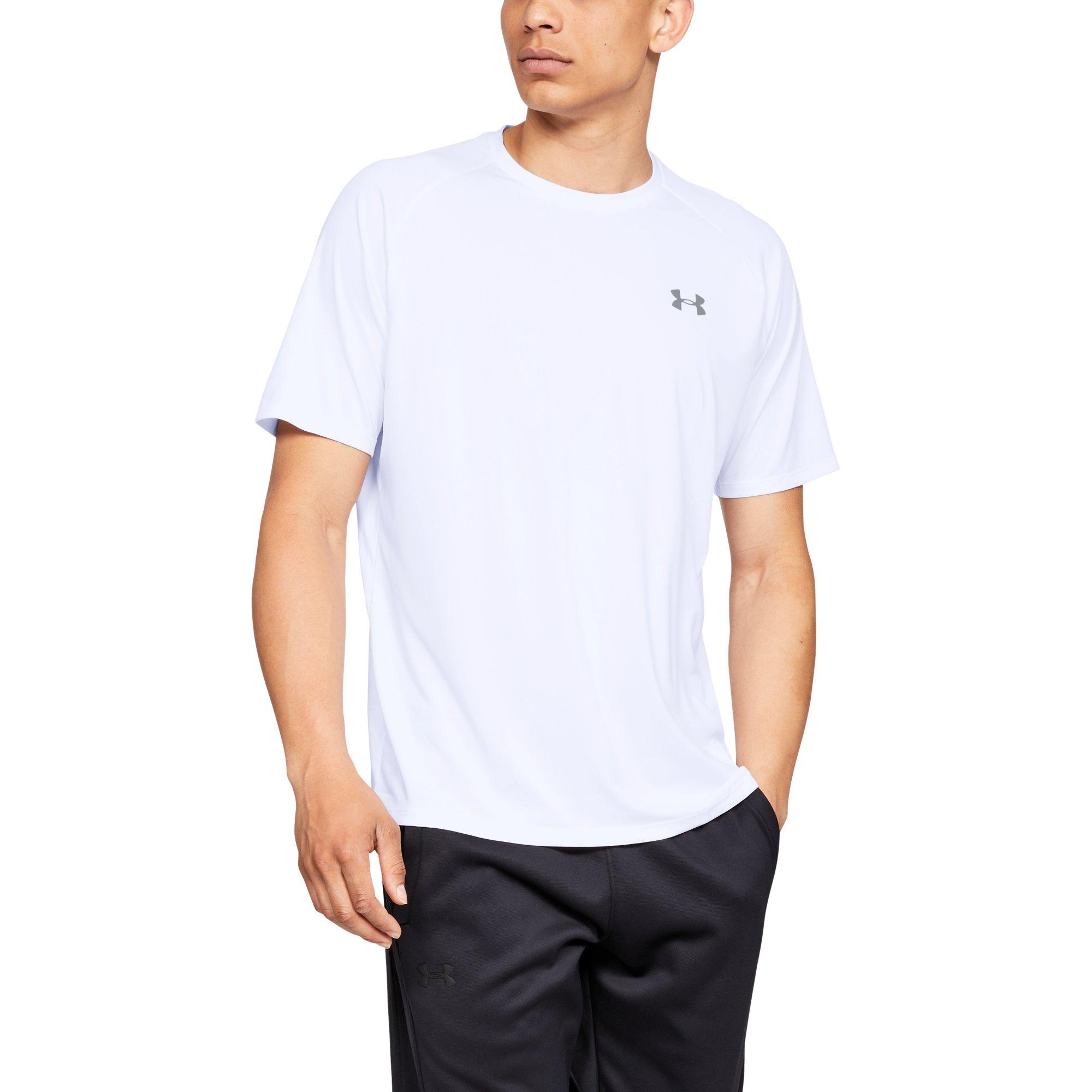 Under Armour Men's Tech 2.0 White Tee - WHITE Thumbnail View 1